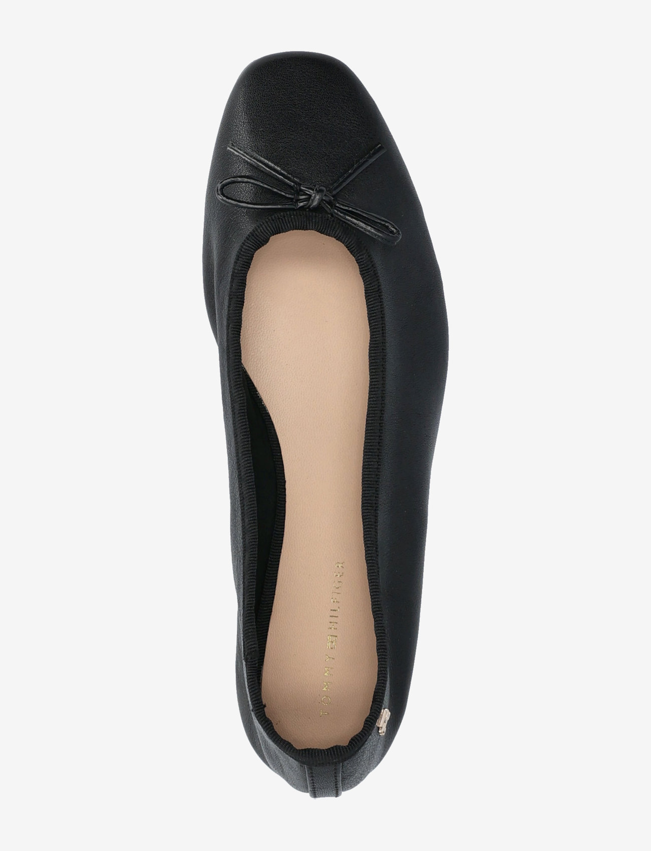 Tommy Hilfiger - SOFT LEATHER BALLERINA BOW - særlige begivenheder - black - 3