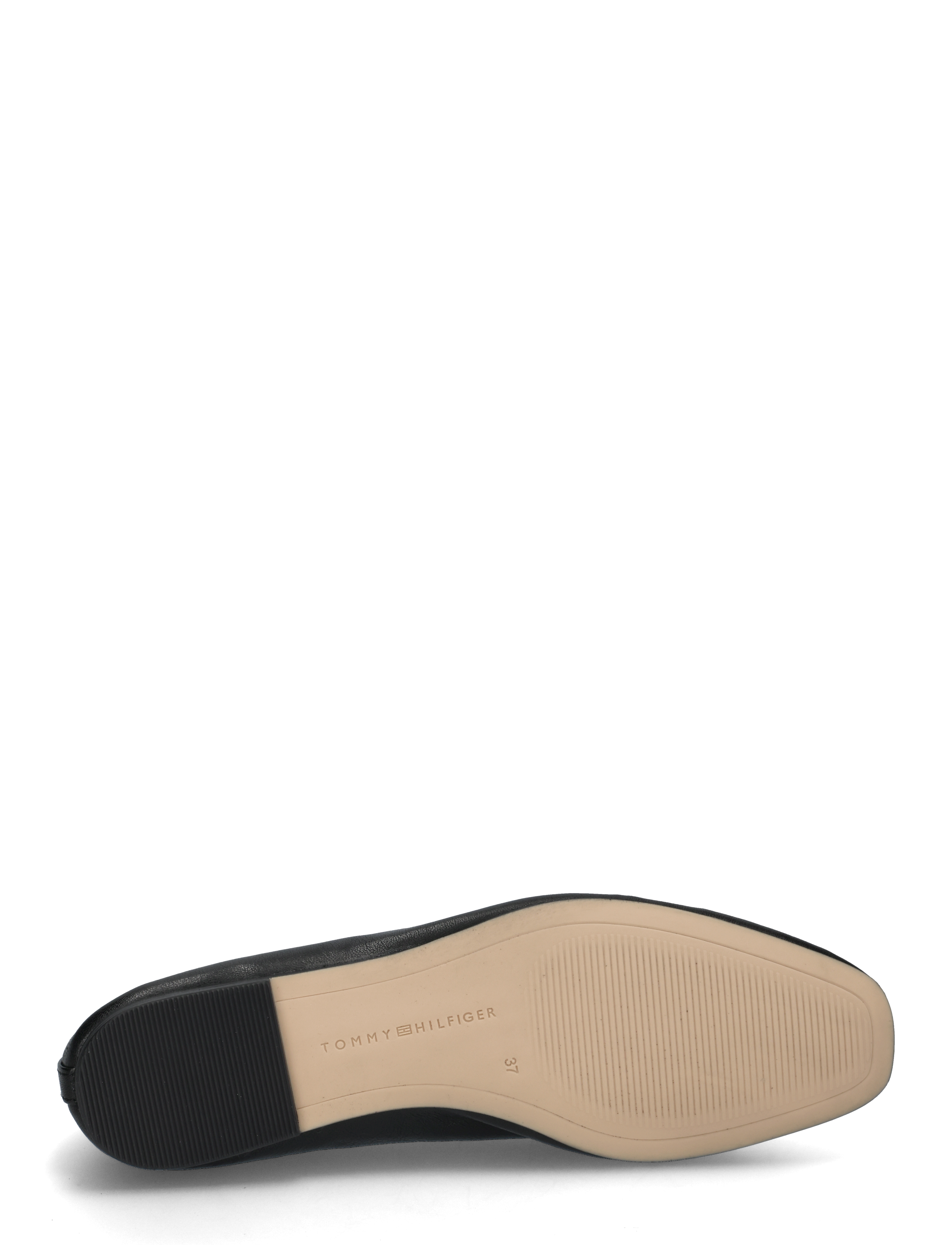 Tommy Hilfiger - SOFT LEATHER BALLERINA BOW - speciella tillfällen - black - 4