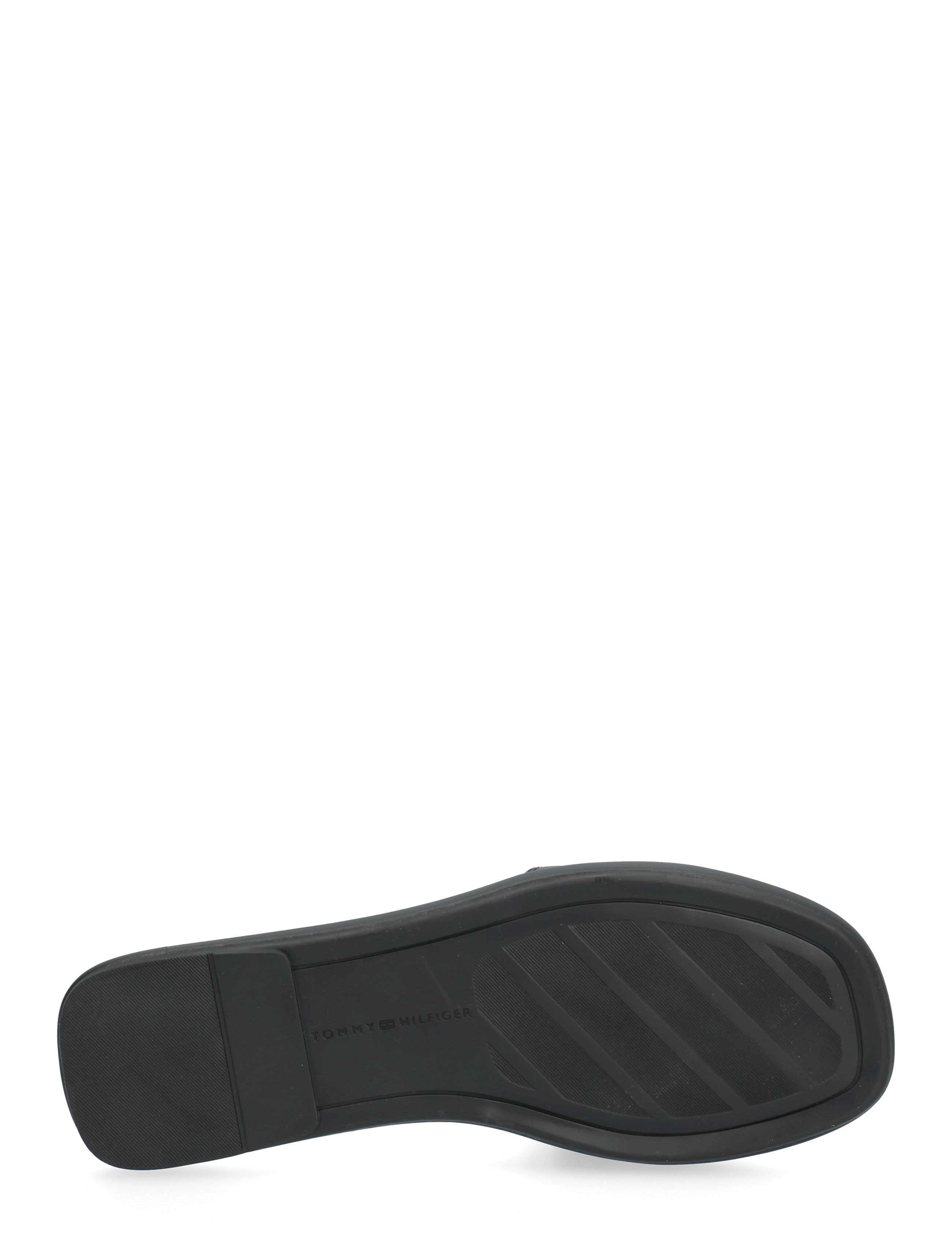 Tommy Hilfiger - LEATHER HORSEBIT MULE - kontsata sandaalid - black - 4