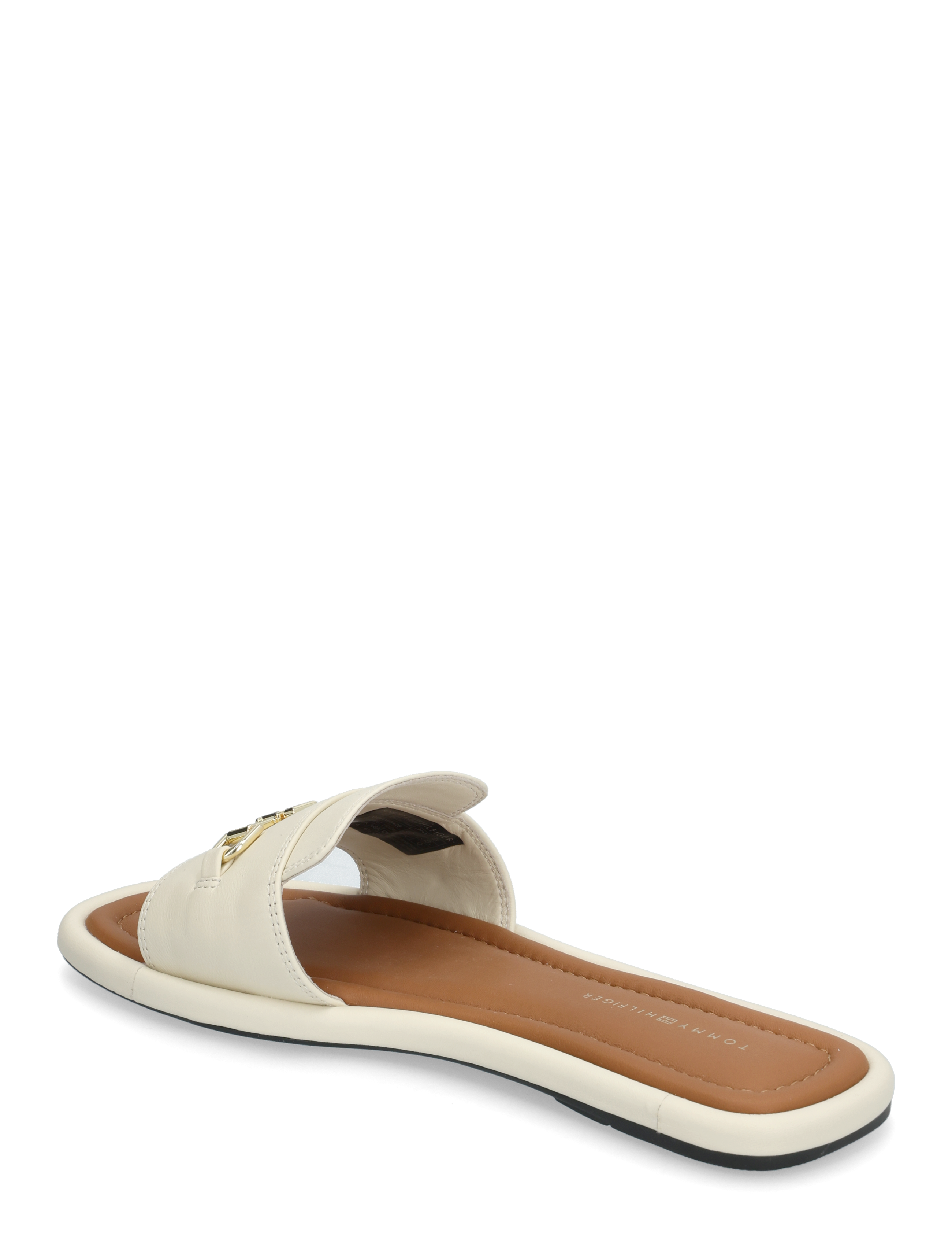 Tommy Hilfiger - LEATHER HORSEBIT MULE - kontsata sandaalid - muslin - 2