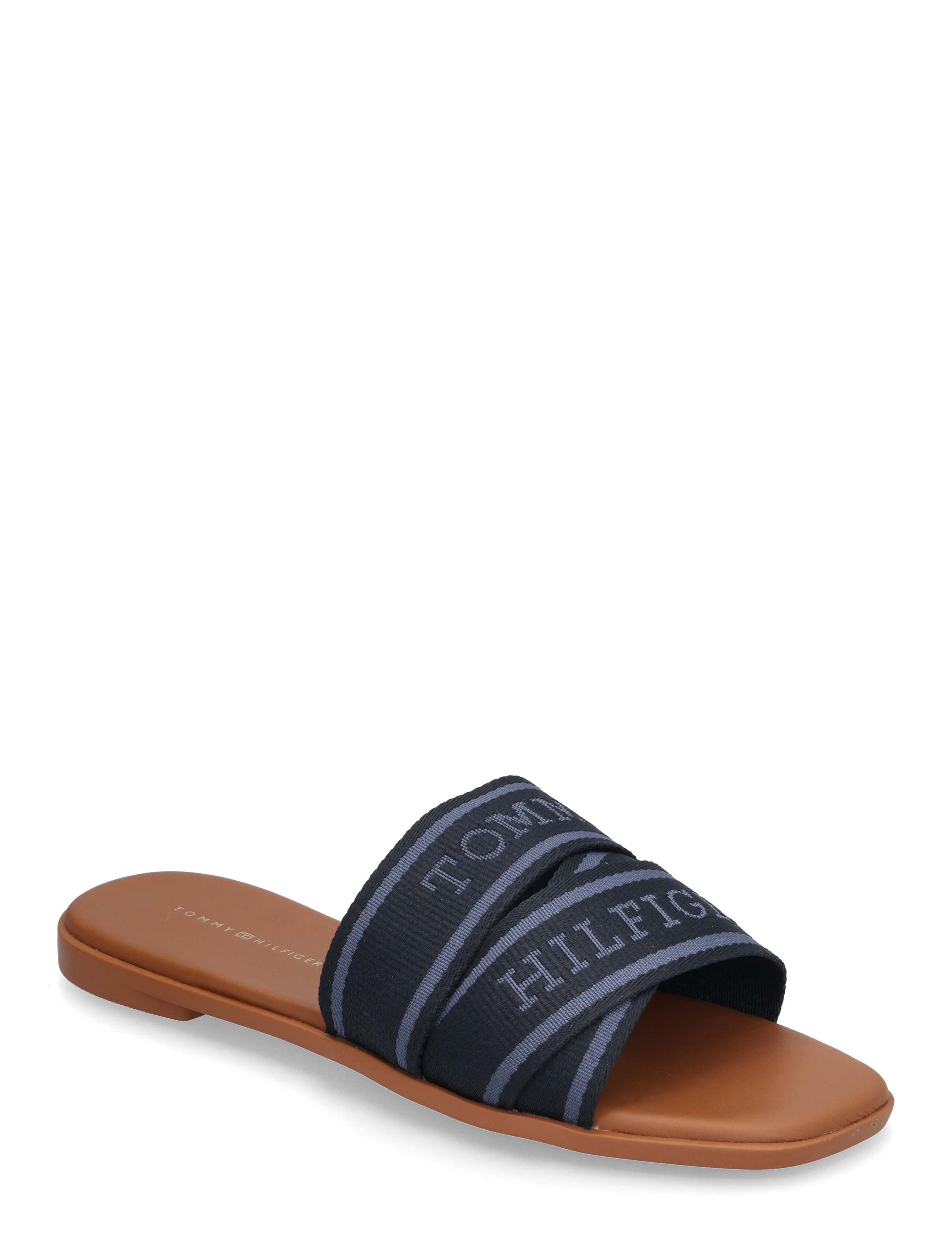 Tommy Hilfiger TOMMY HILFIGER WEBBING MULE - Sandalen - SPACE BLUE / blue
