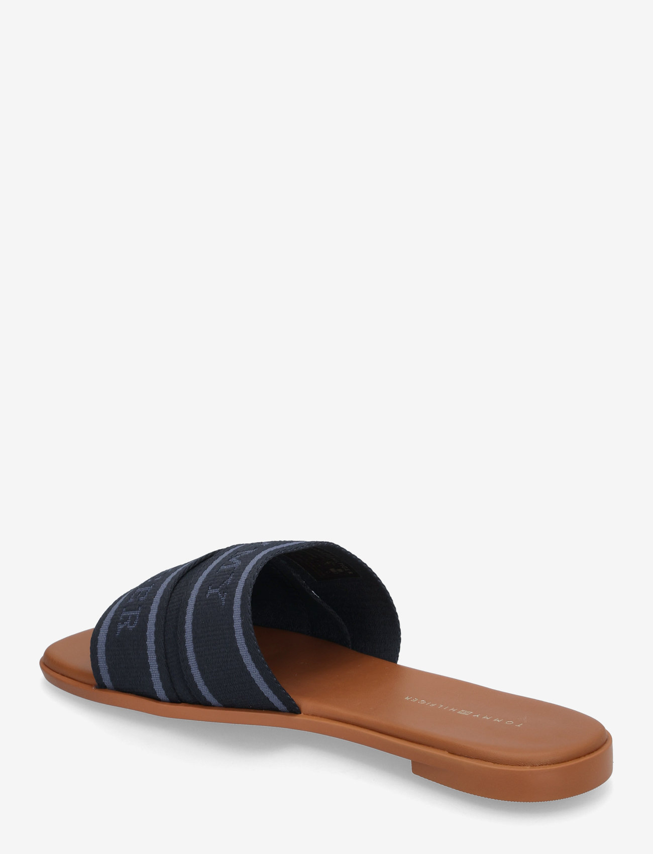 Tommy Hilfiger - TOMMY HILFIGER WEBBING MULE - flache sandalen - space blue - 2