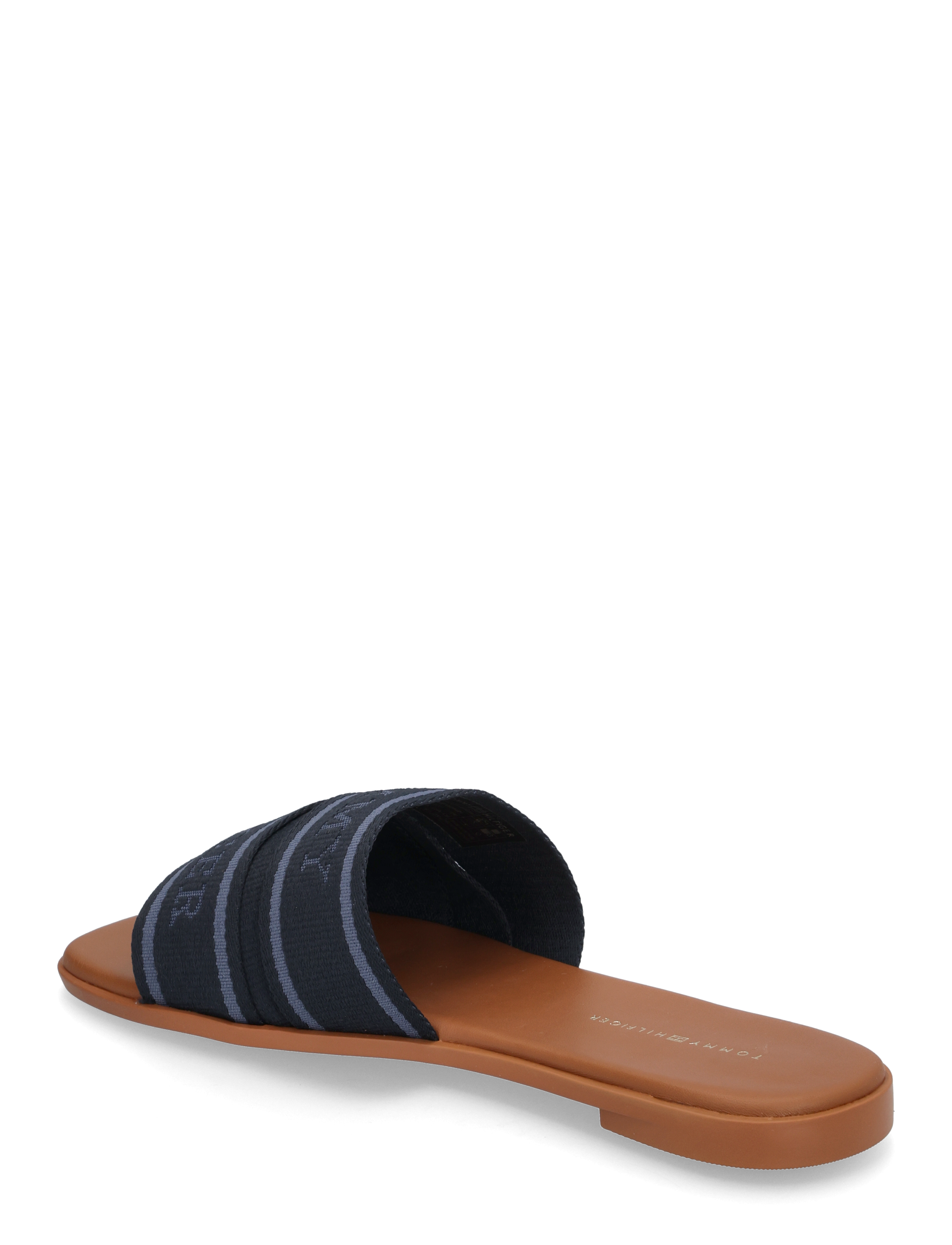 Tommy Hilfiger - TOMMY HILFIGER WEBBING MULE - sandales plates - space blue - 2
