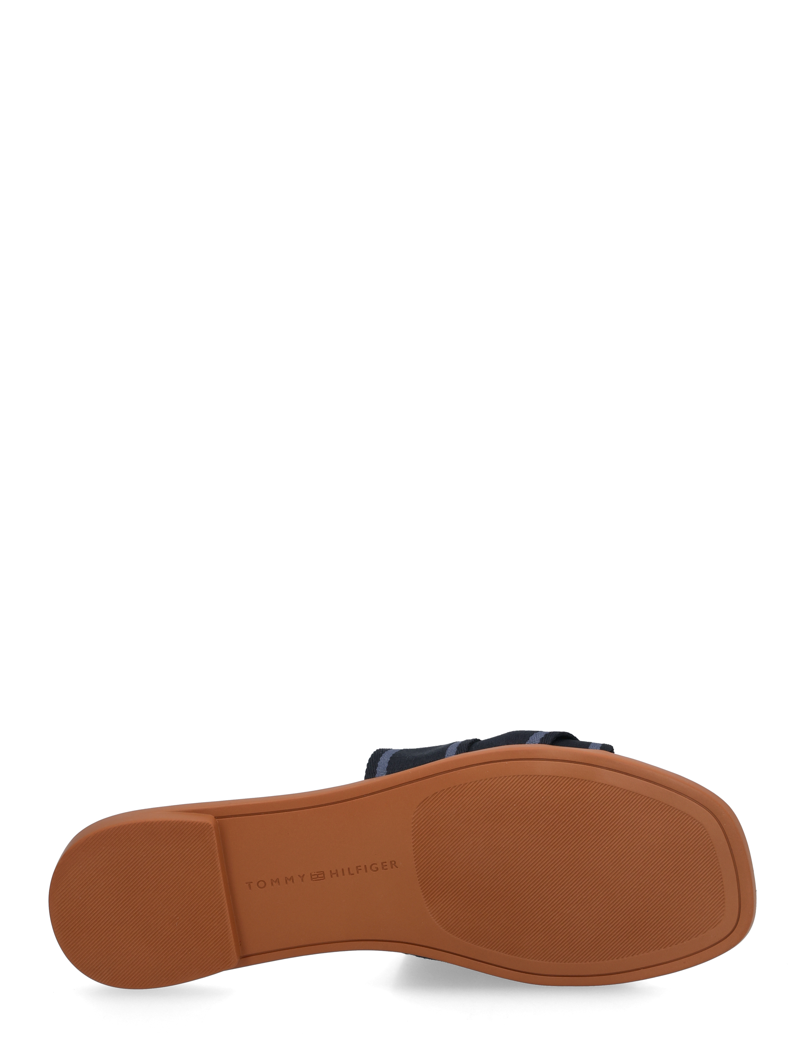 Tommy Hilfiger - TOMMY HILFIGER WEBBING MULE - sandales plates - space blue - 4