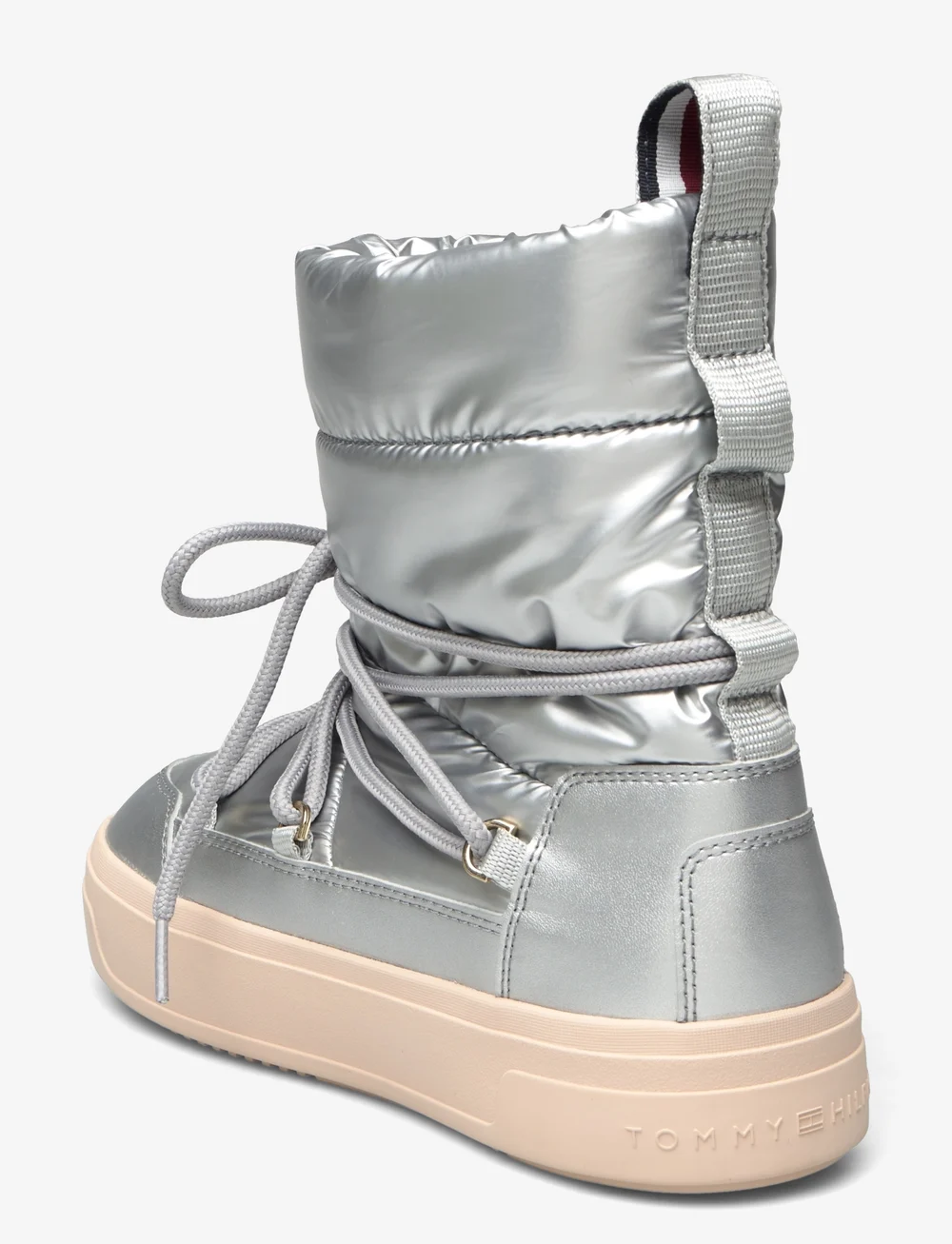 Tommy Hilfiger - LACE-UP METALLIC SNOWBOOT - winterschuhe - silver - 2