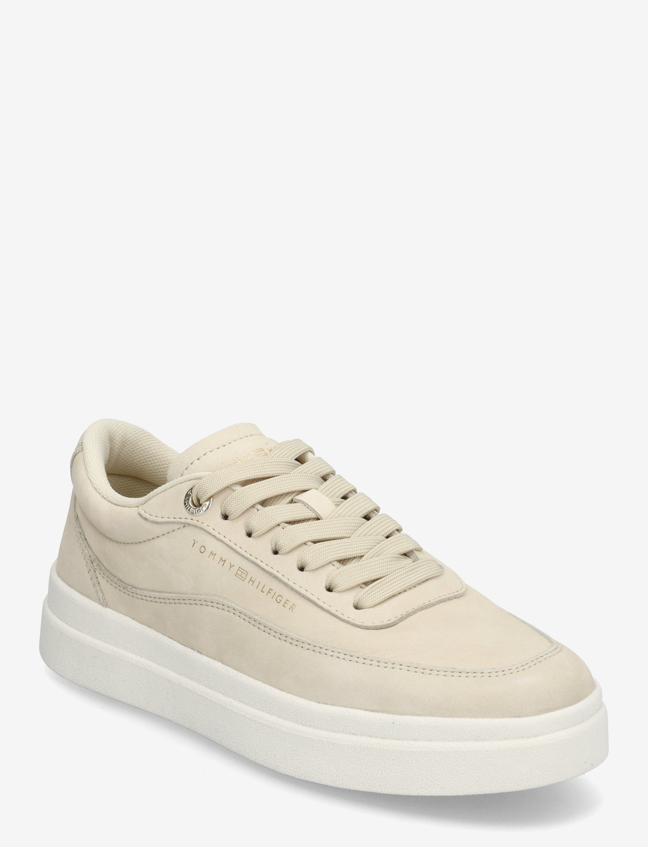 Tommy Hilfiger - MODERN COURT SNEAKER NUBUCK - låga sneakers - muslin - 0