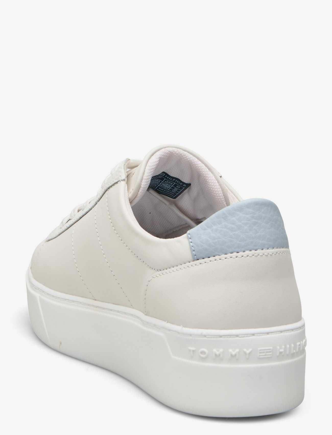 Tommy Hilfiger - PLATFORM COURT SNEAKER - ecru/breezy blue - 2