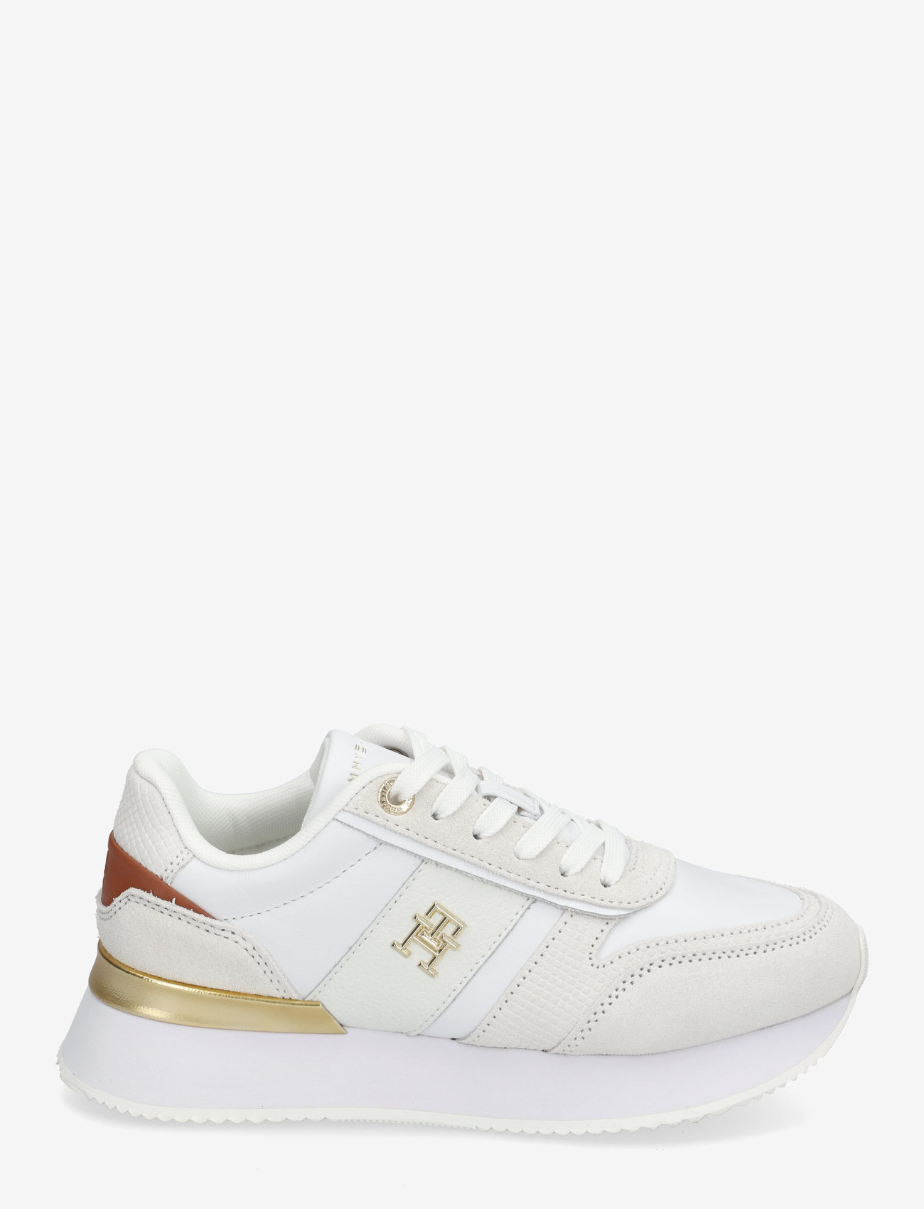 Tommy Hilfiger - TH FASHION RUNNER - låga sneakers - ecru - 1