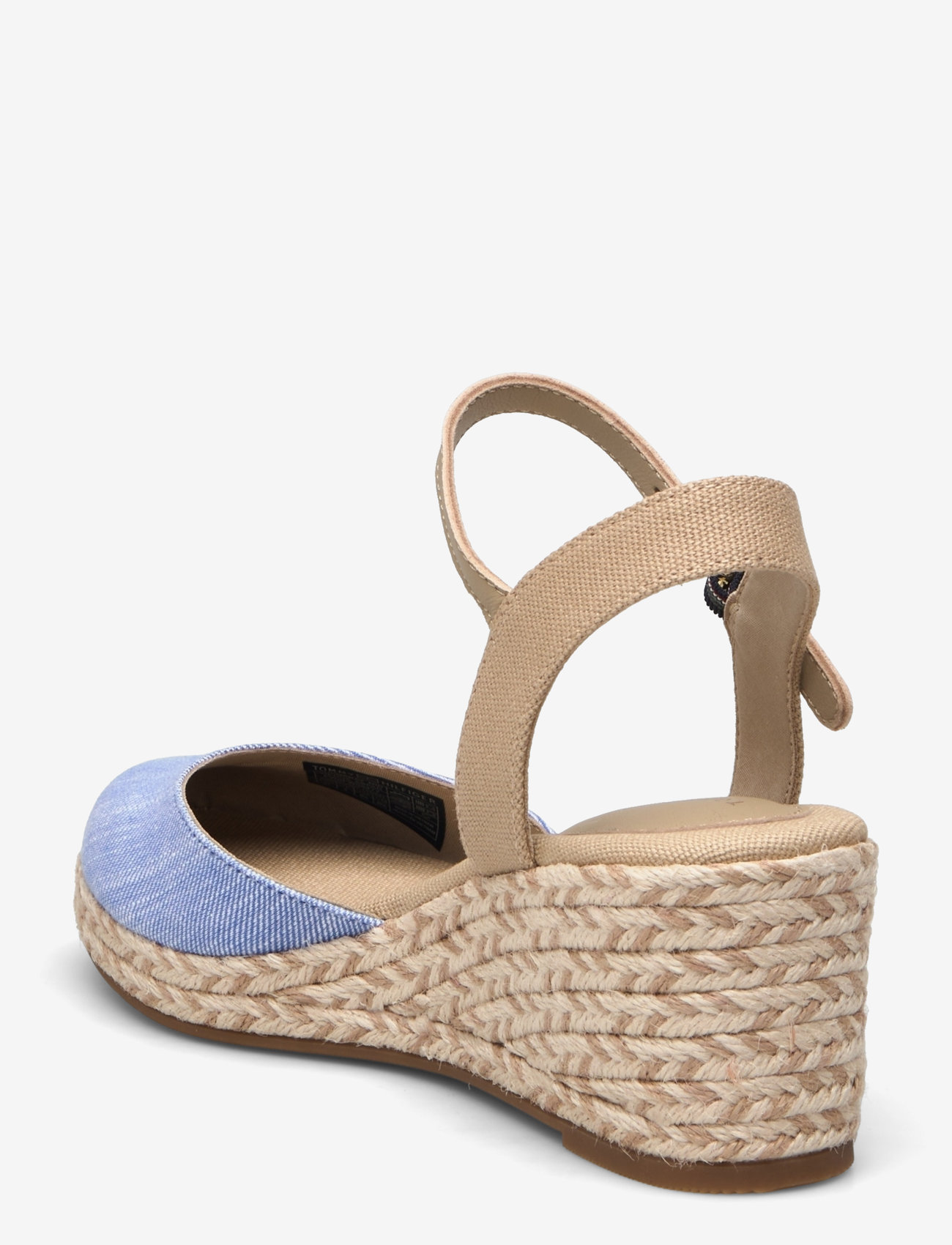 Tommy Hilfiger - CHAMBRAY MID WEDGE ESPAD - heeled espadrilles - blue spell - 2