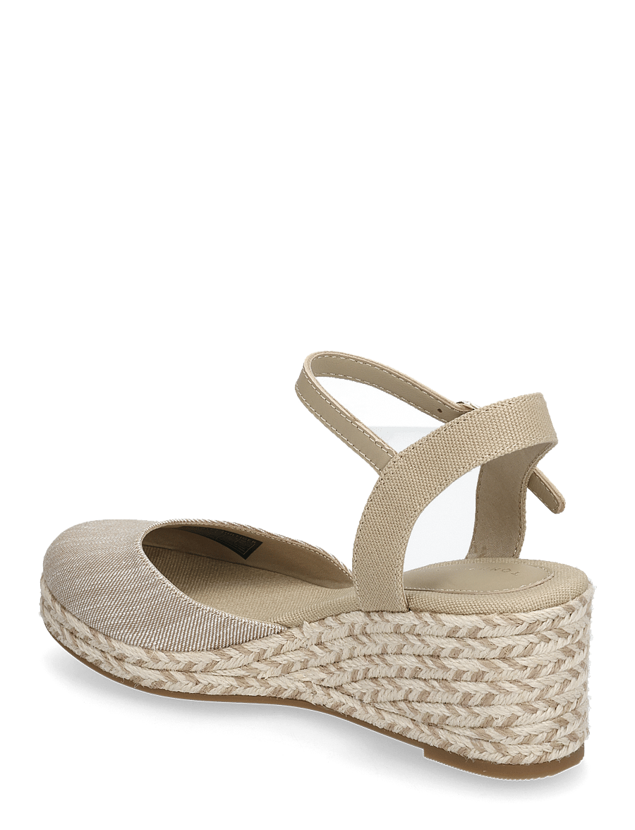 Tommy Hilfiger - CHAMBRAY MID WEDGE ESPAD - højhælede espadrillos - horseradish - 2