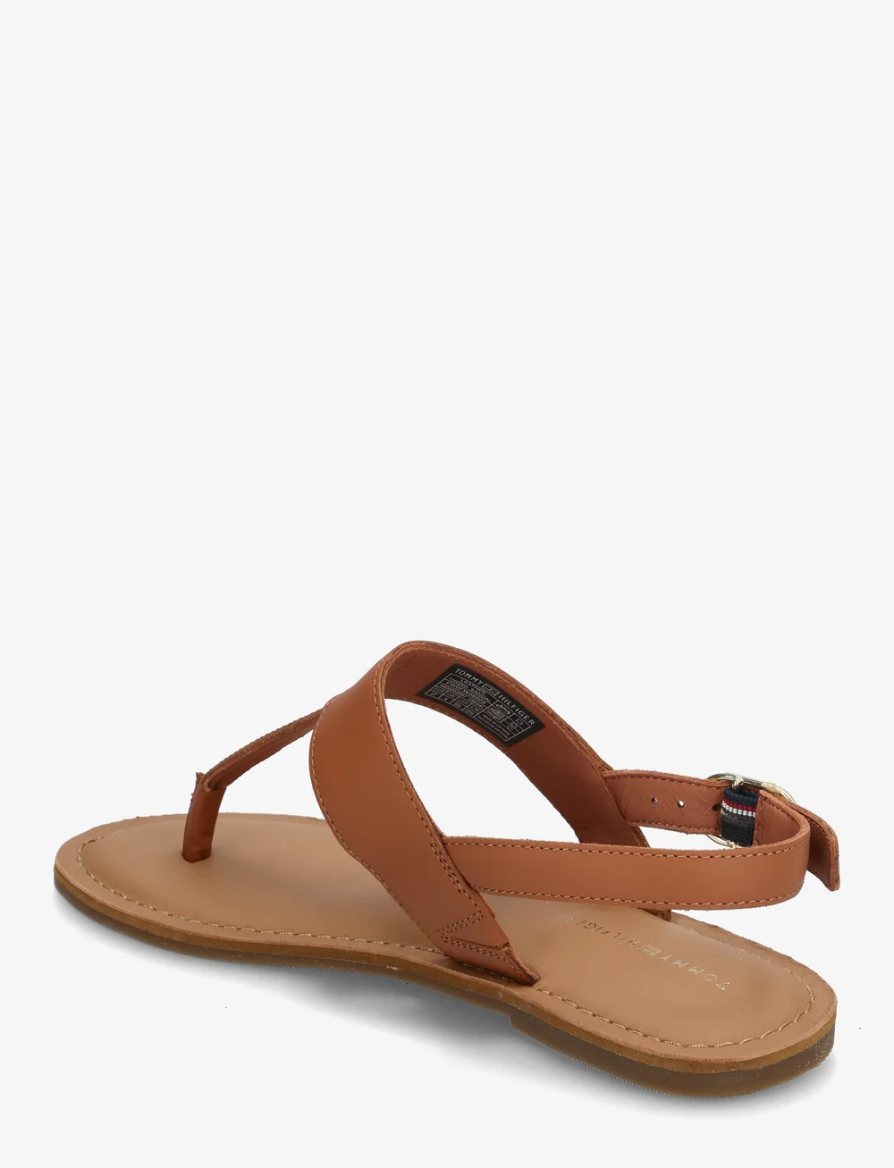 Tommy Hilfiger - LEATHER THONG SANDAL - flache sandalen - cinnamon bark - 2