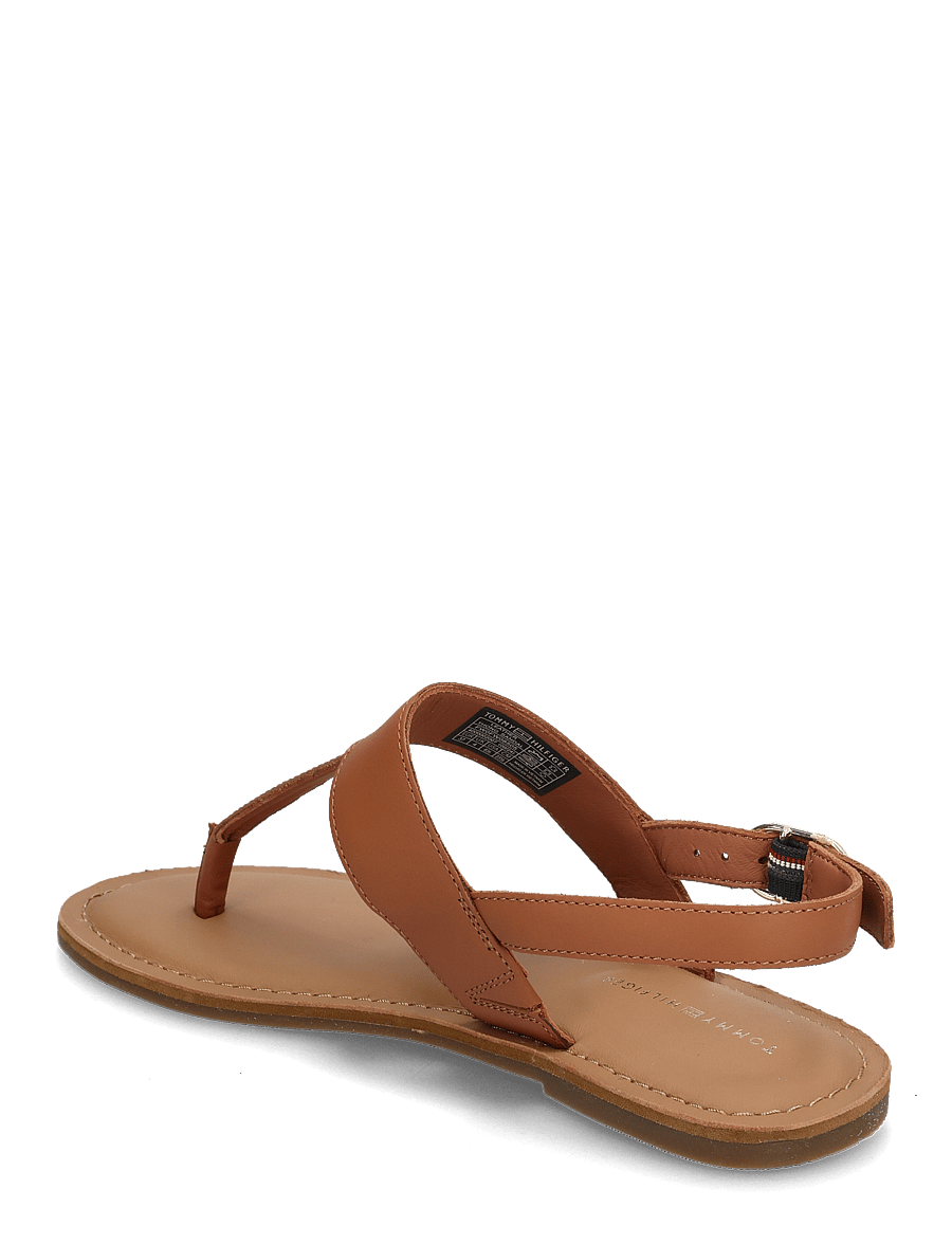 Tommy Hilfiger - LEATHER THONG SANDAL - flache sandalen - cinnamon bark - 2