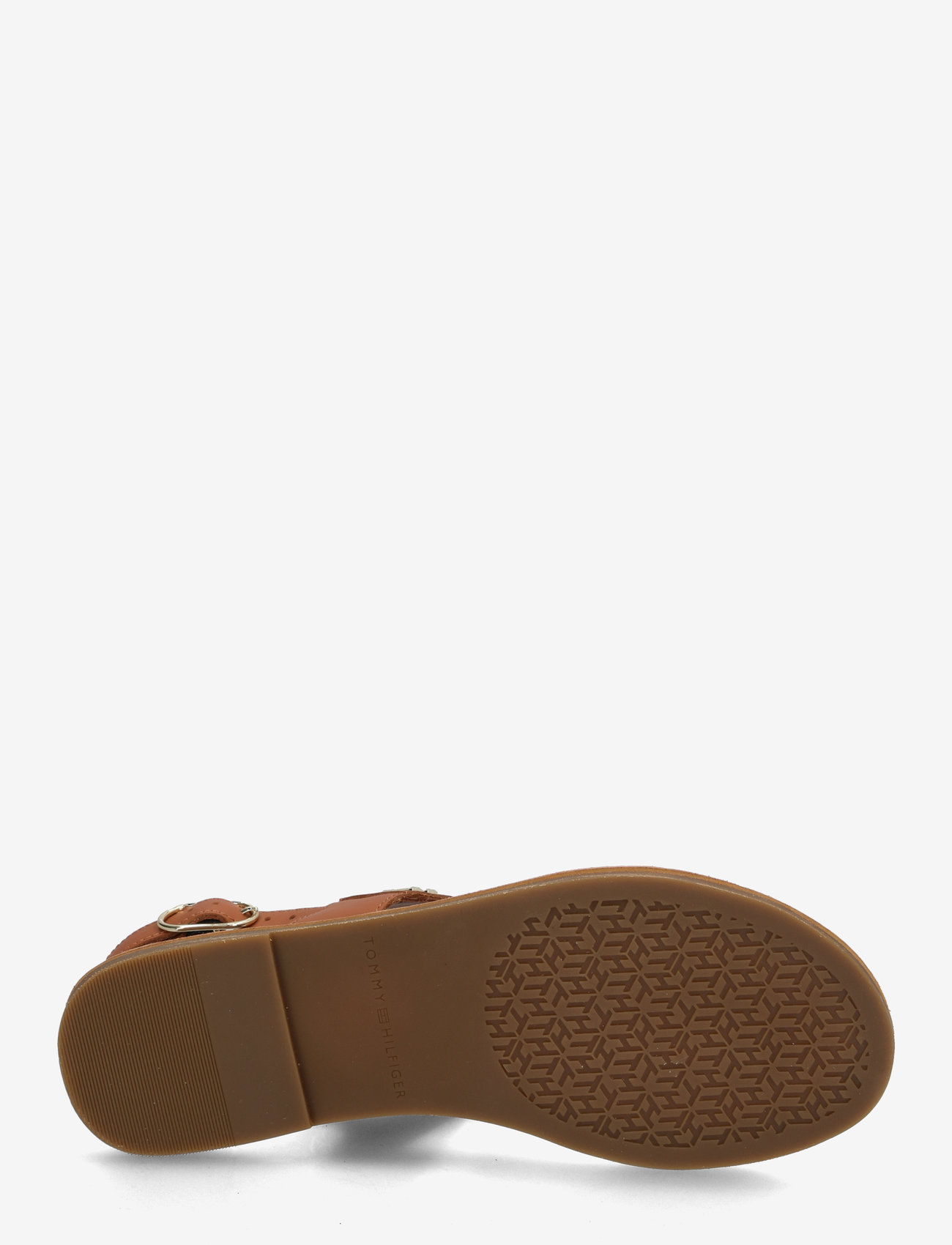Tommy Hilfiger - LEATHER THONG SANDAL - flade sandaler - cinnamon bark - 4