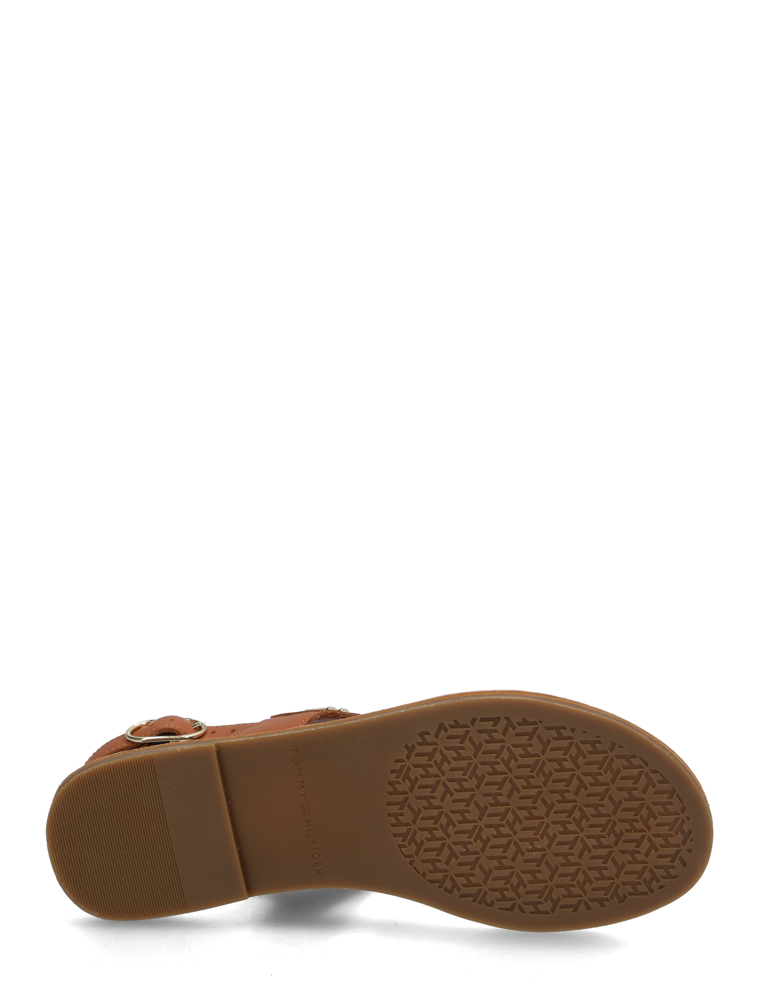 Tommy Hilfiger - LEATHER THONG SANDAL - flache sandalen - cinnamon bark - 4