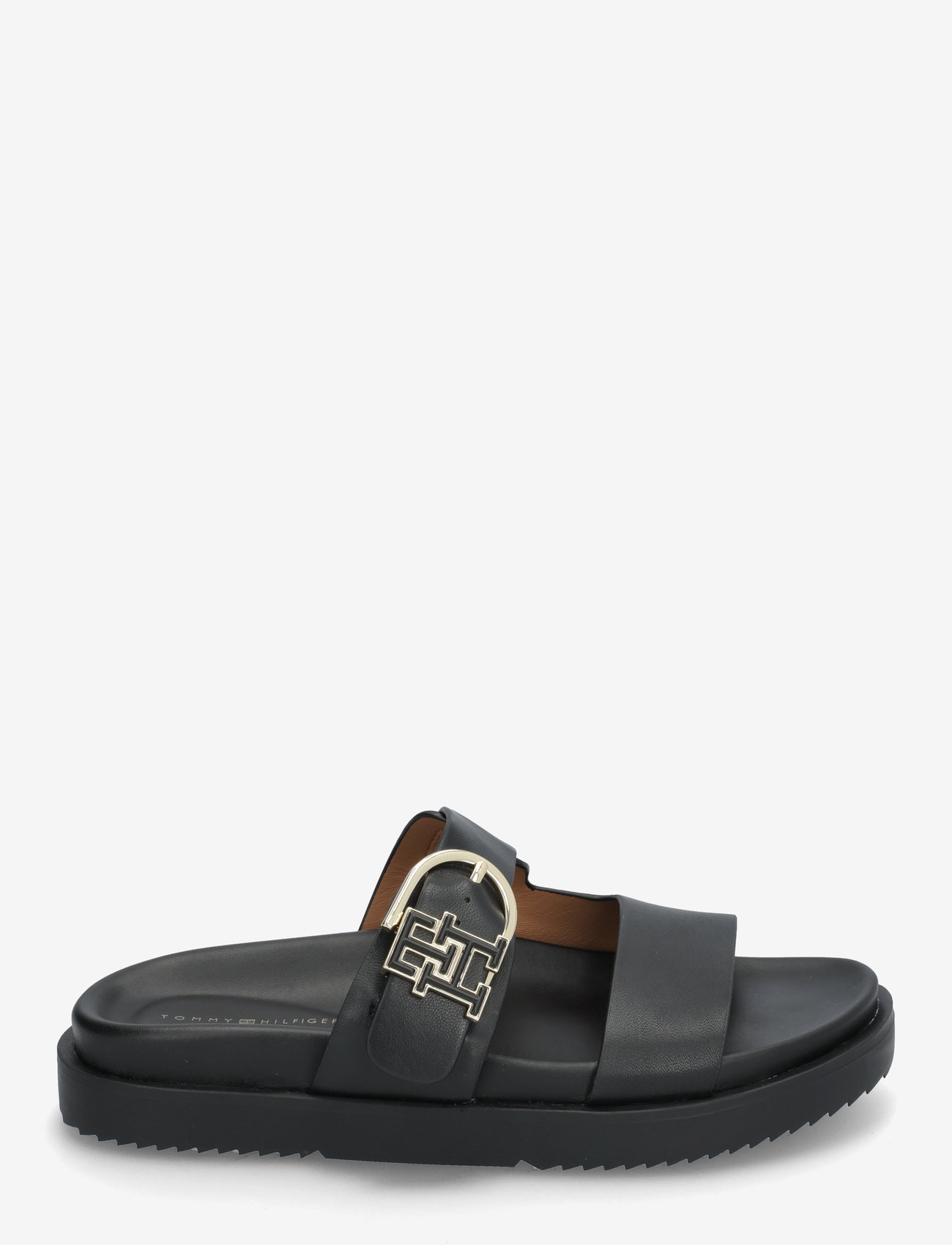 Tommy Hilfiger - LEATHER SPORTY MULE - matalat sandaalit - black - 1