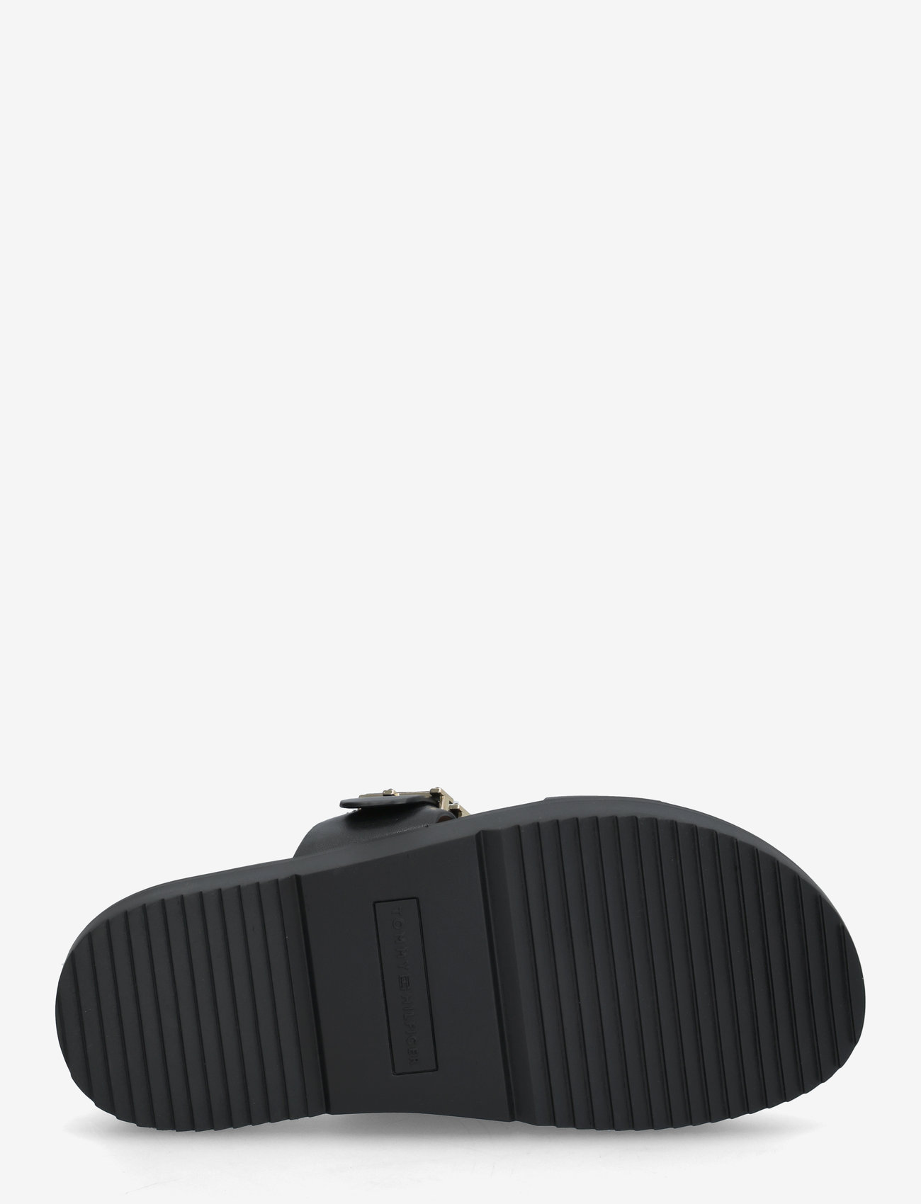 Tommy Hilfiger - LEATHER SPORTY MULE - matalat sandaalit - black - 4