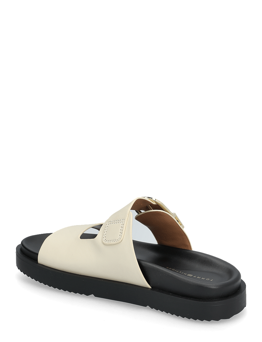 Tommy Hilfiger - LEATHER SPORTY MULE - flache sandalen - muslin - 2