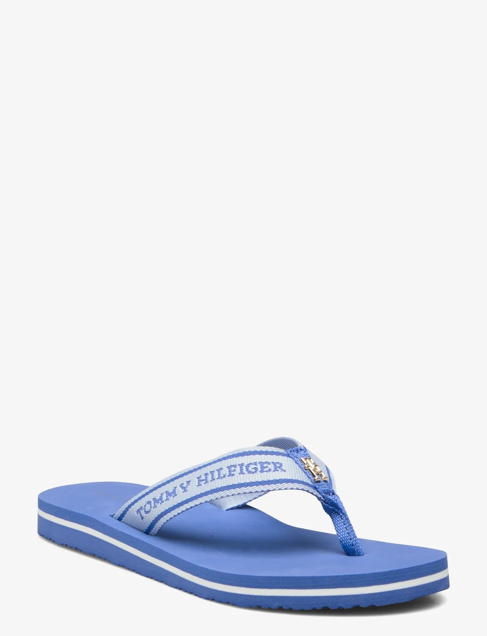 Tommy Hilfiger - HILFIGER WEBBING BEACH SANDAL - flip flops - blue spell - 0