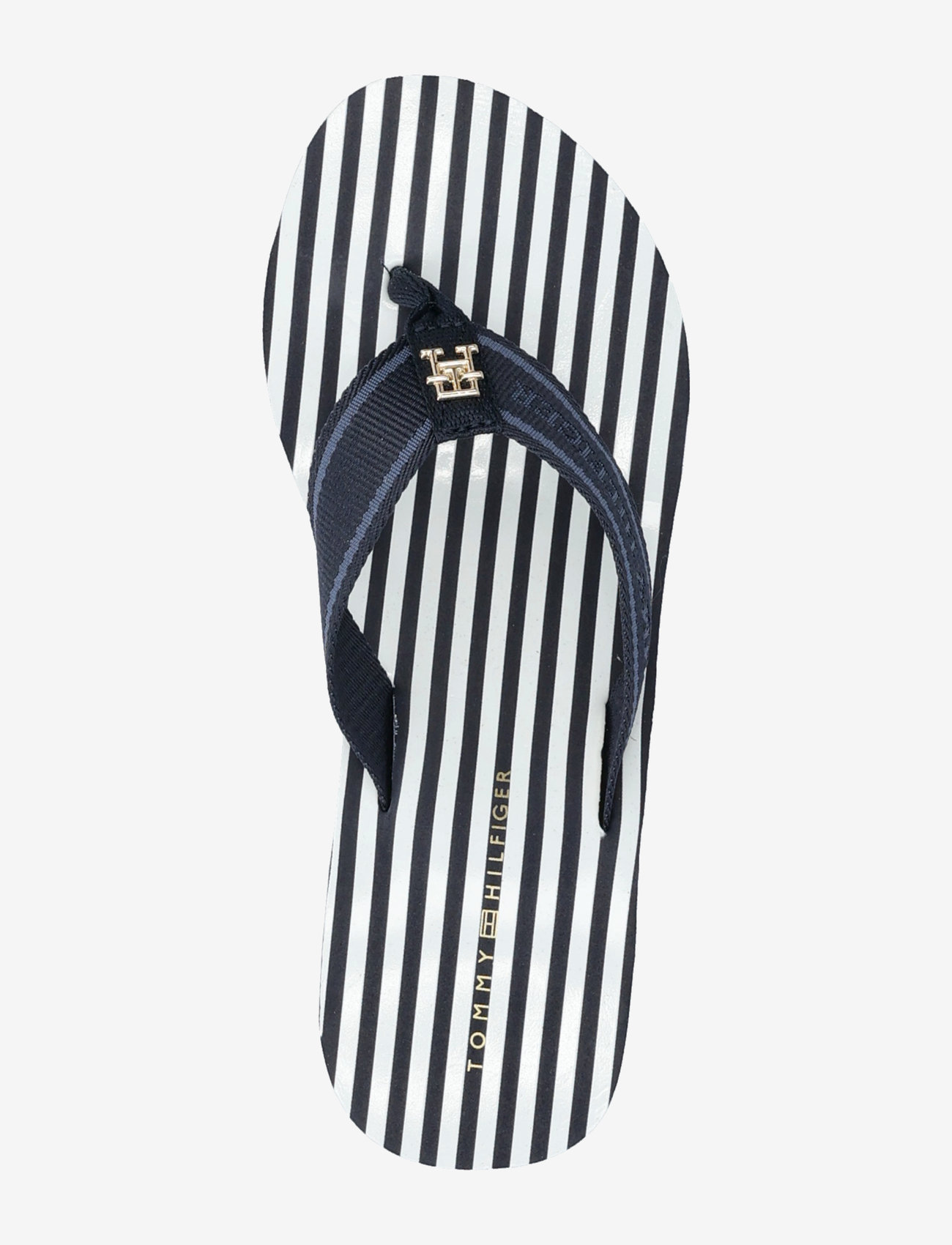 Tommy Hilfiger - TH STRIPES WEDGE BEACH SANDAL - space blue - 3