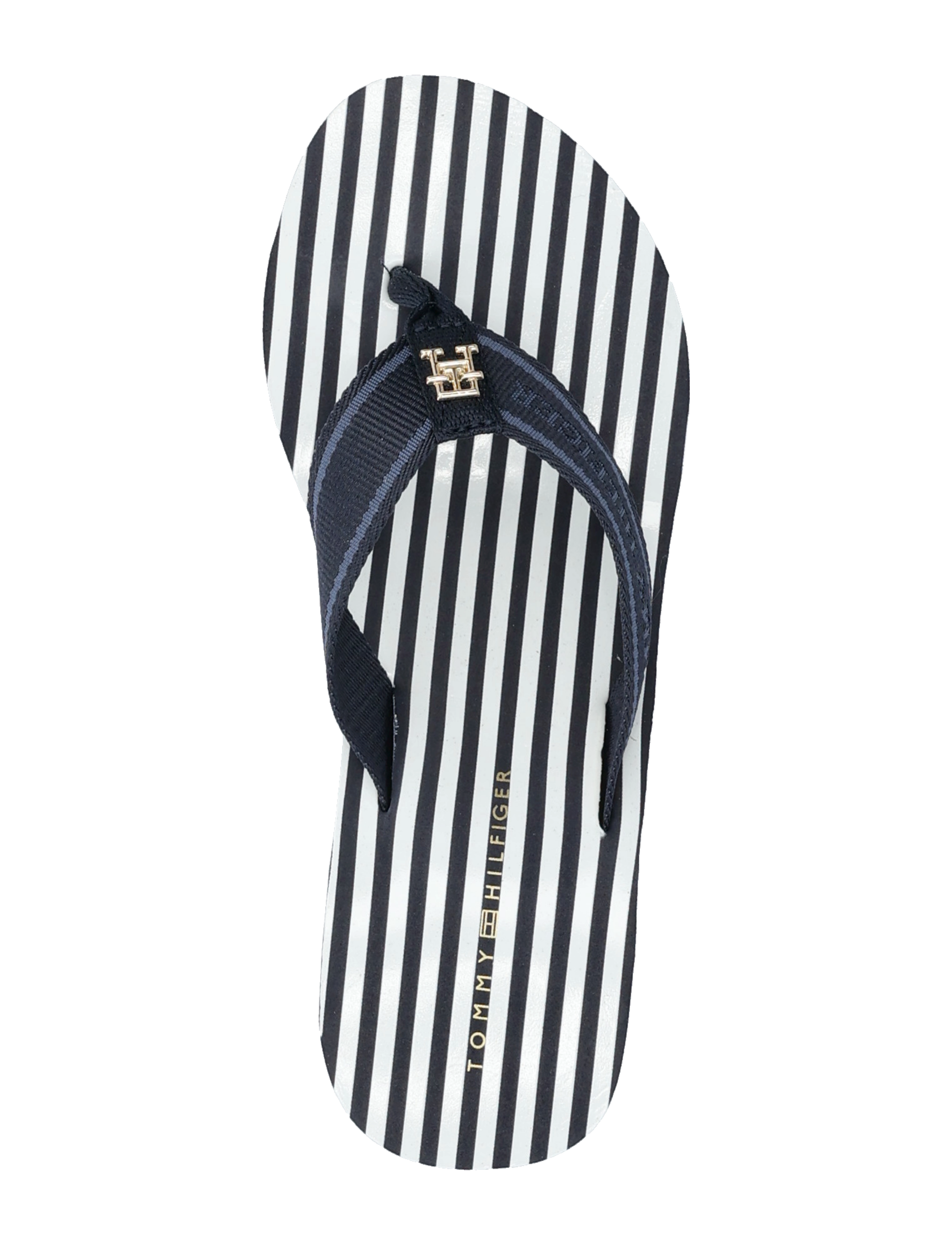 Tommy Hilfiger - TH STRIPES WEDGE BEACH SANDAL - space blue - 3