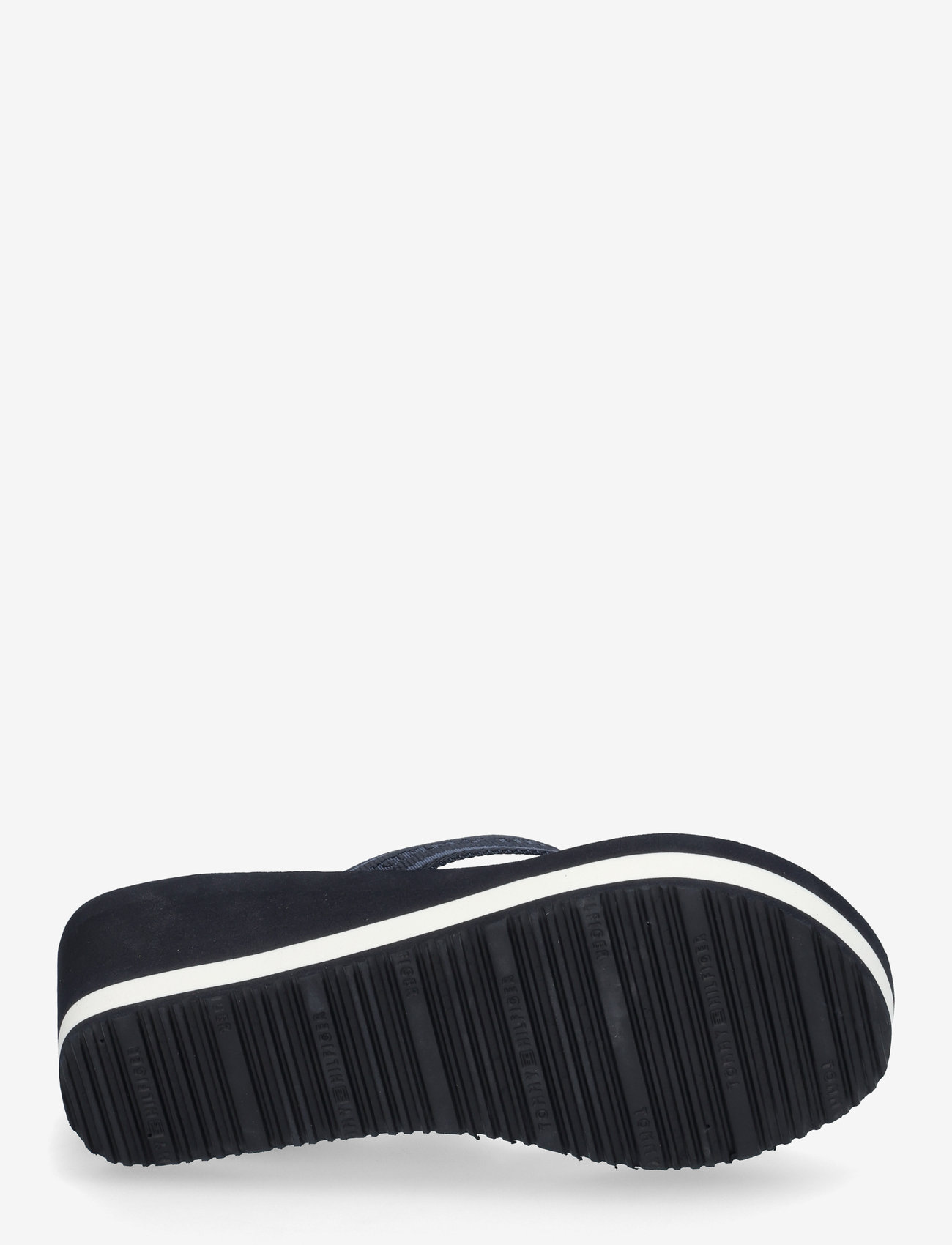 Tommy Hilfiger - TH STRIPES WEDGE BEACH SANDAL - space blue - 4