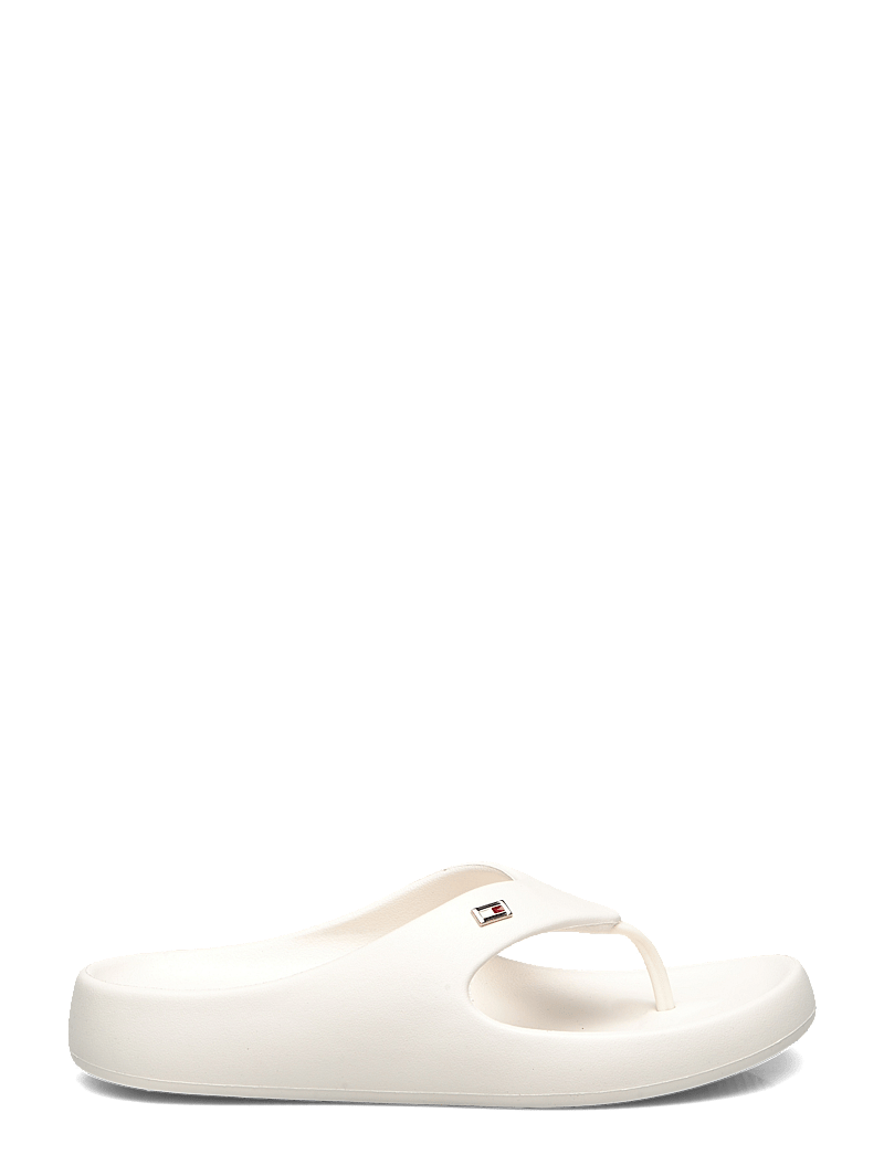 Tommy Hilfiger - TH COMFORT BEACH SANDAL - flache sandalen - ancient white - 1