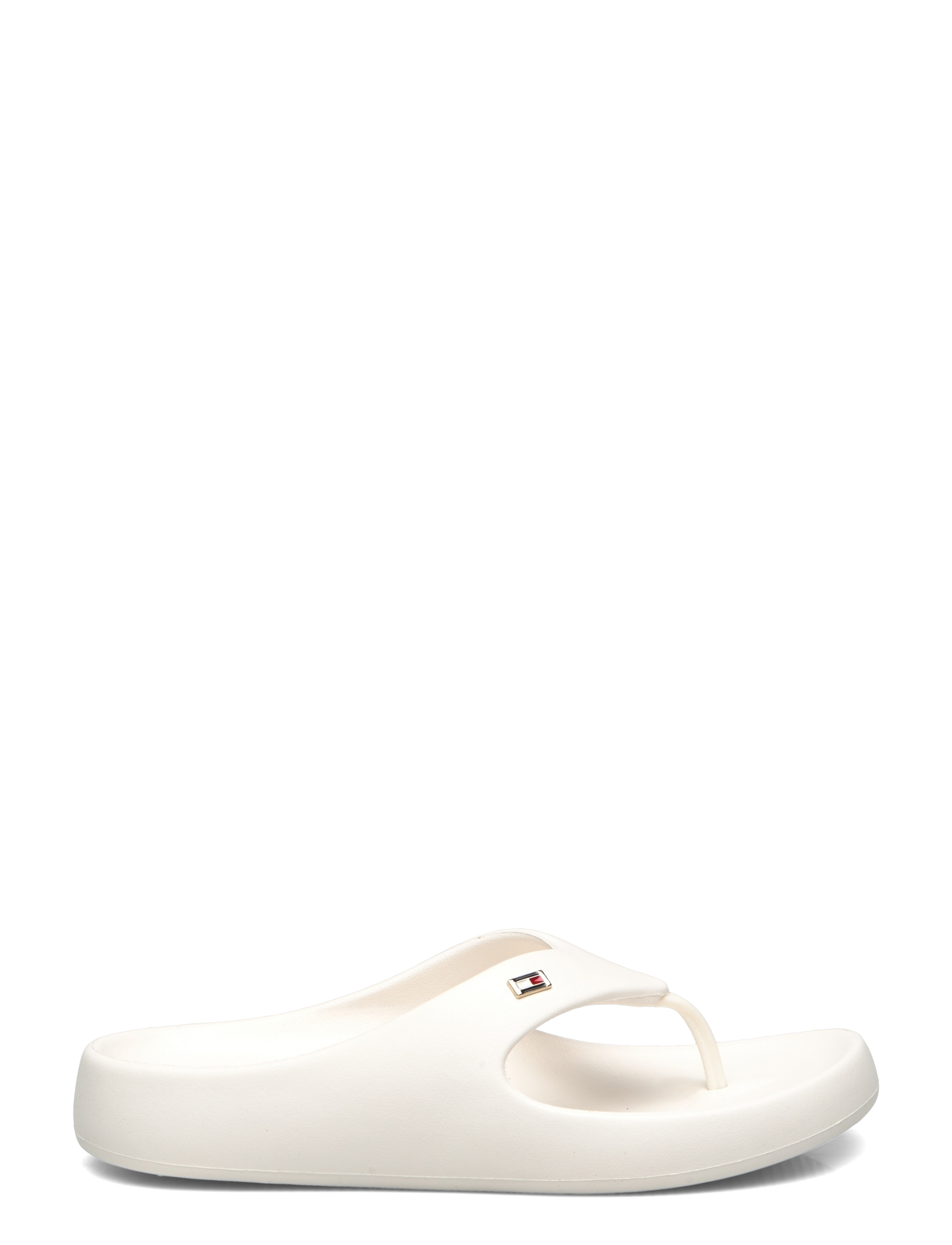 Tommy Hilfiger - TH COMFORT BEACH SANDAL - flate sandaler - ancient white - 1