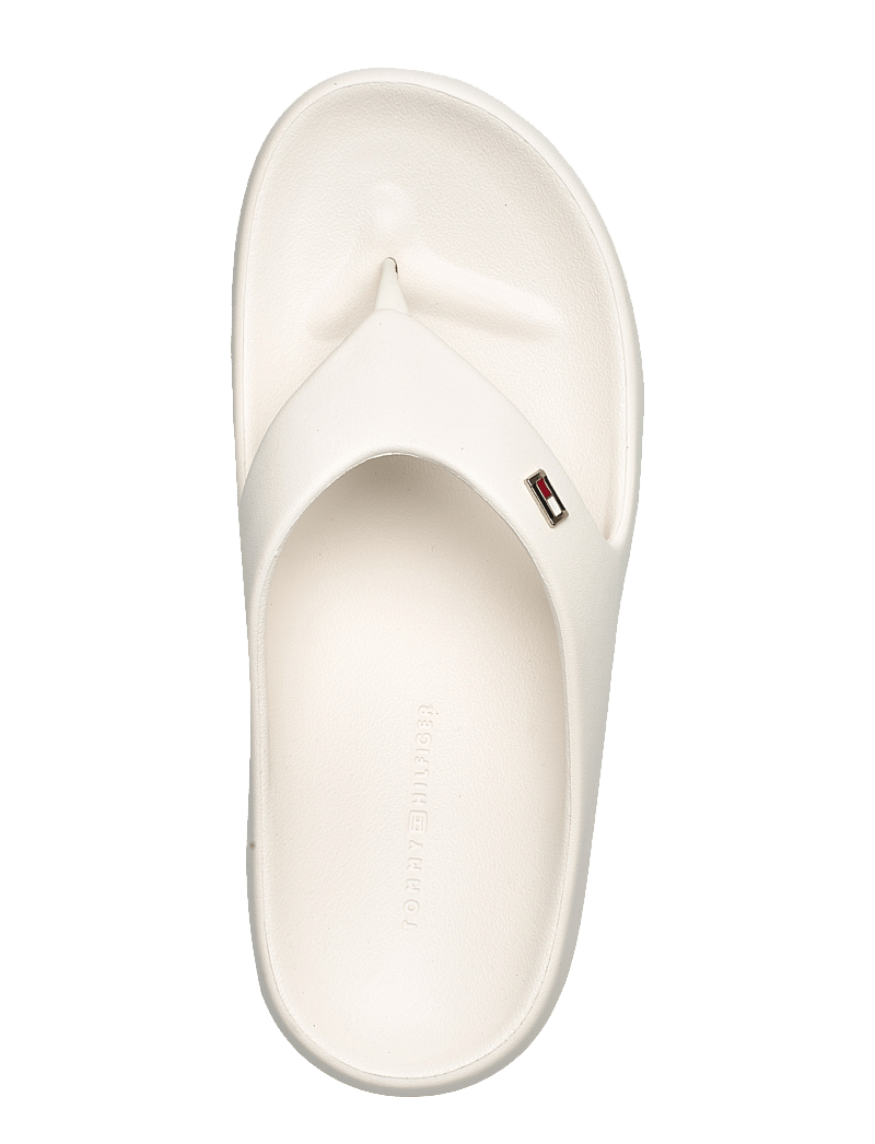 Tommy Hilfiger - TH COMFORT BEACH SANDAL - flache sandalen - ancient white - 3