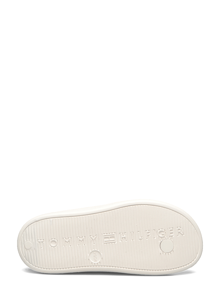 Tommy Hilfiger - TH COMFORT BEACH SANDAL - flache sandalen - ancient white - 4