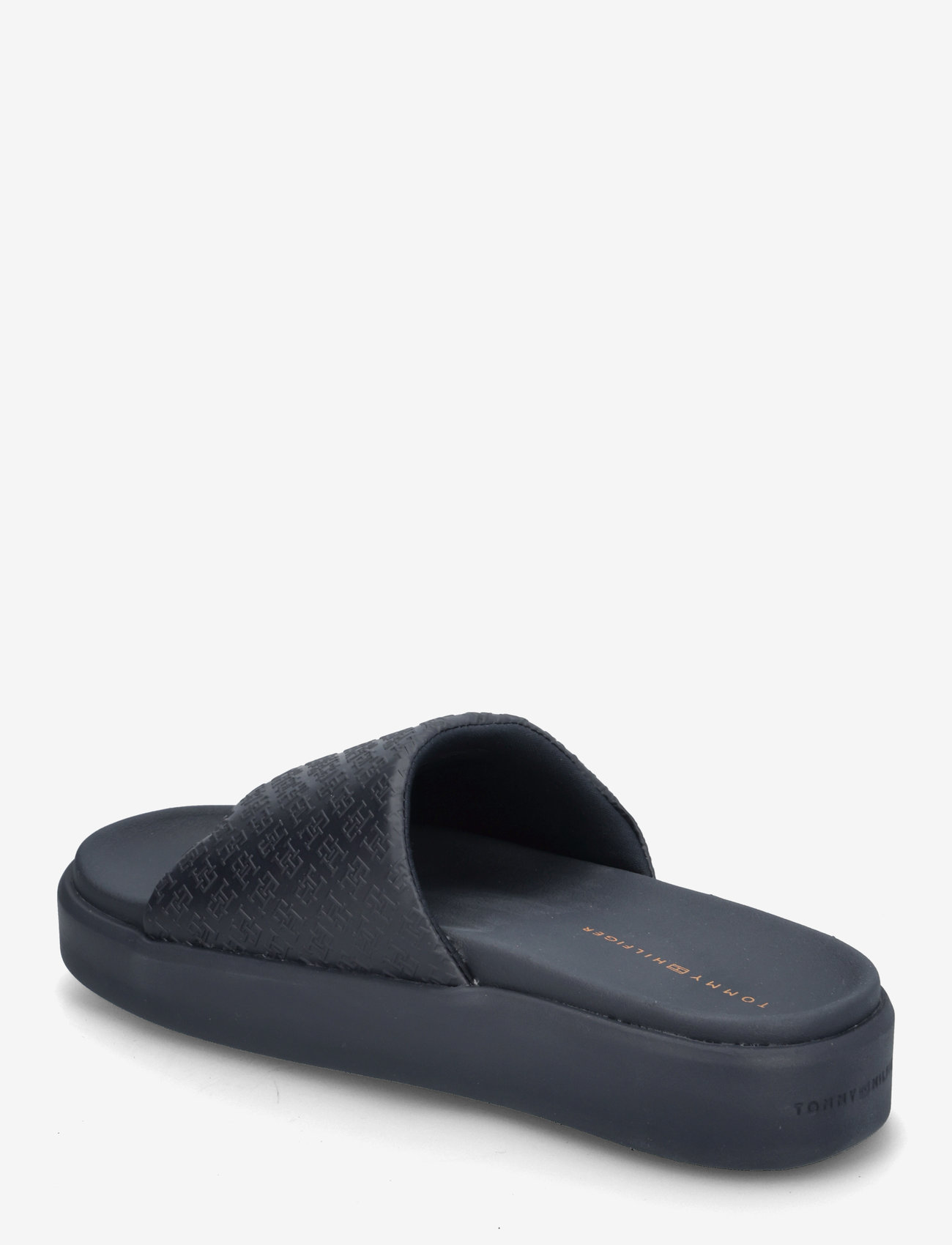Tommy Hilfiger - PLATFORM MONOGRAM POOLSLIDE - space blue - 2