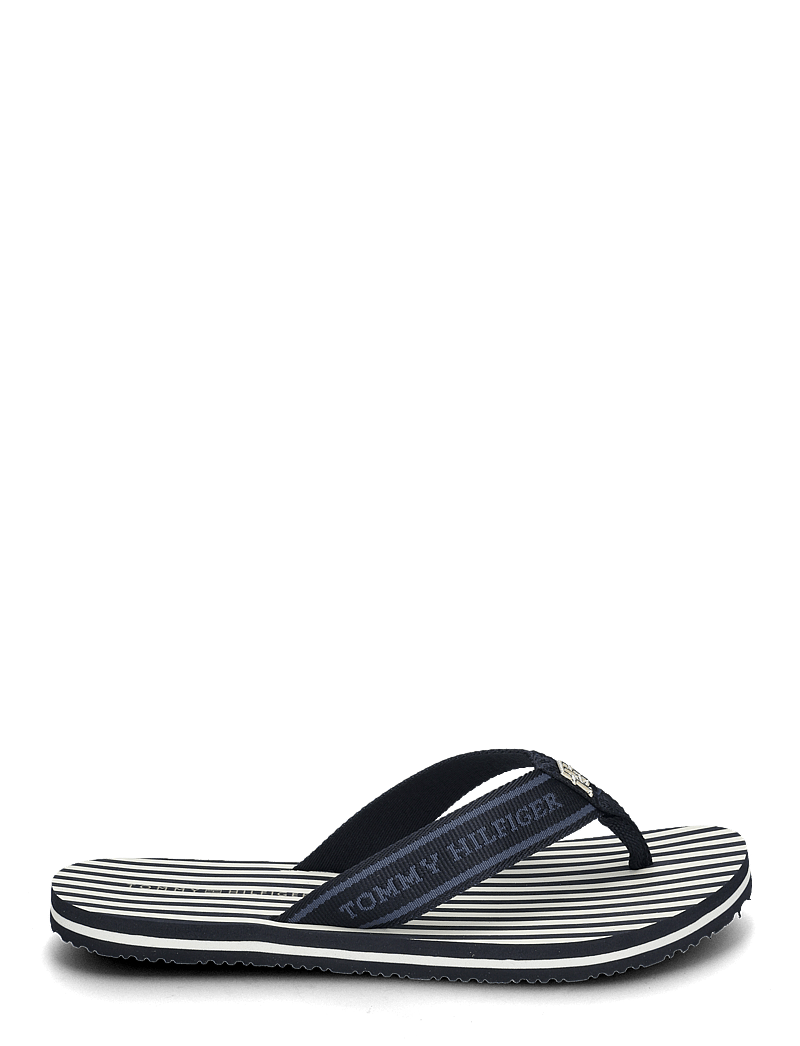 Tommy Hilfiger - TH STRIPES BEACH SANDAL - flip flops - space blue - 1