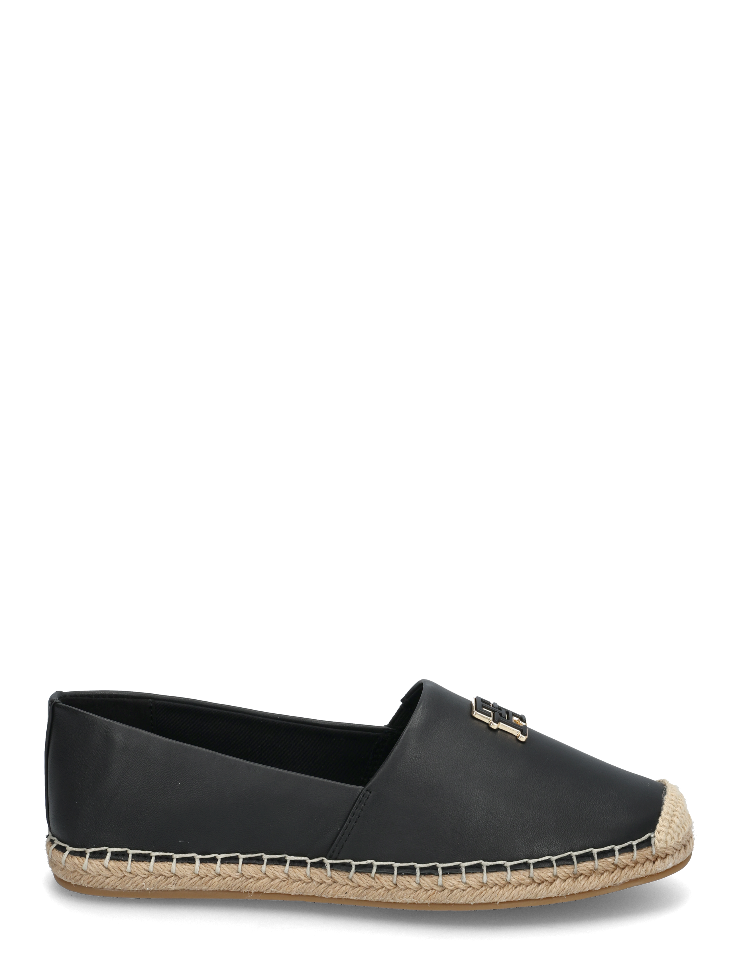 Tommy Hilfiger - TH LOGO LEATHER ESPADRILLE - black - 1