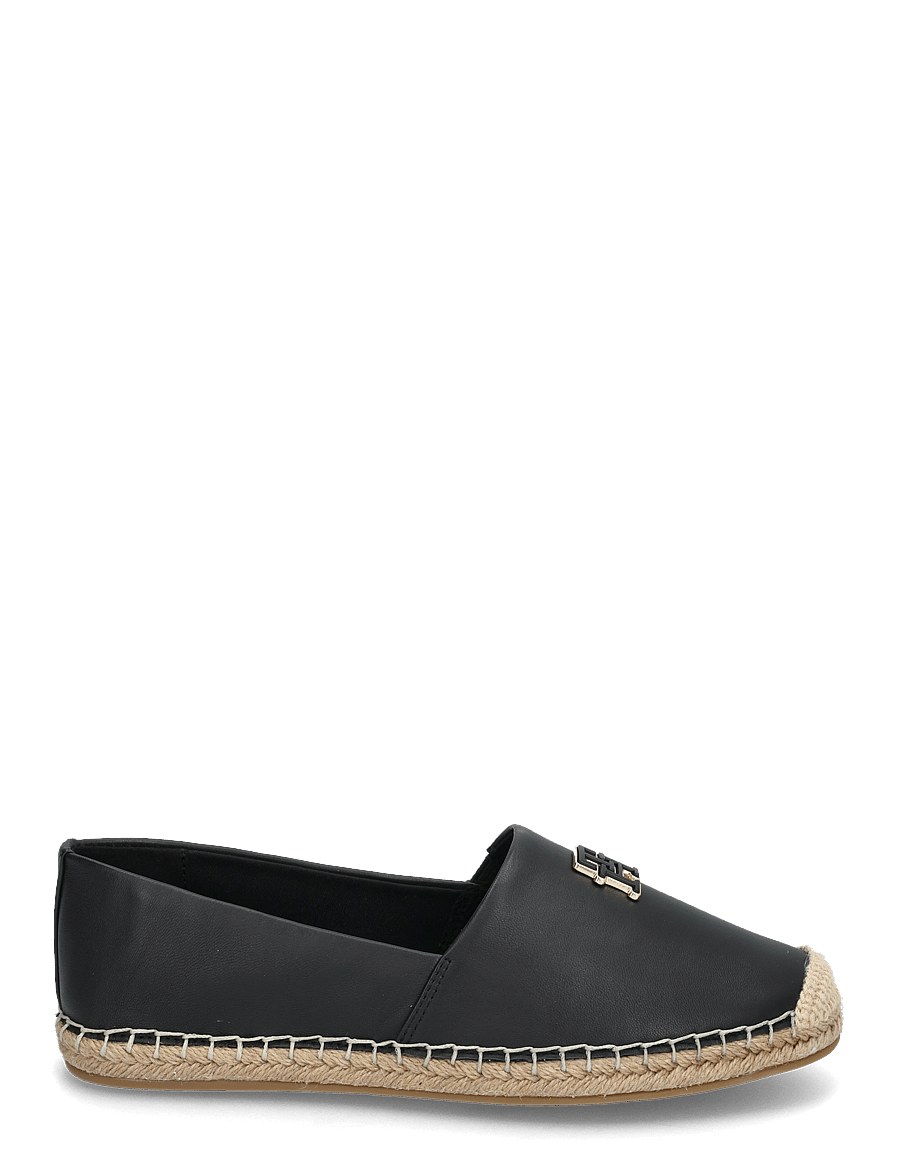 Tommy Hilfiger - TH LOGO LEATHER ESPADRILLE - black - 1