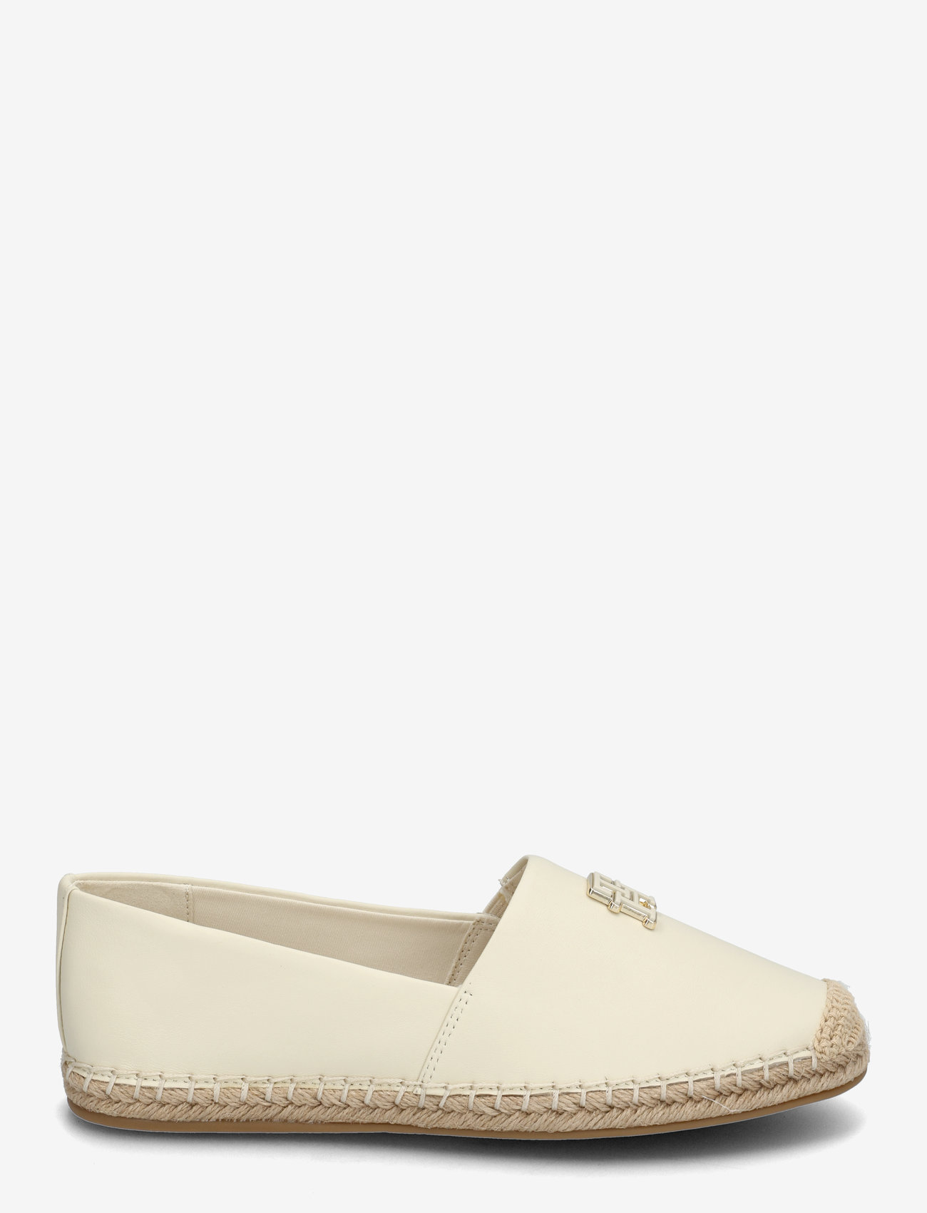 Tommy Hilfiger - TH LOGO LEATHER ESPADRILLE - espadrilles - muslin - 1