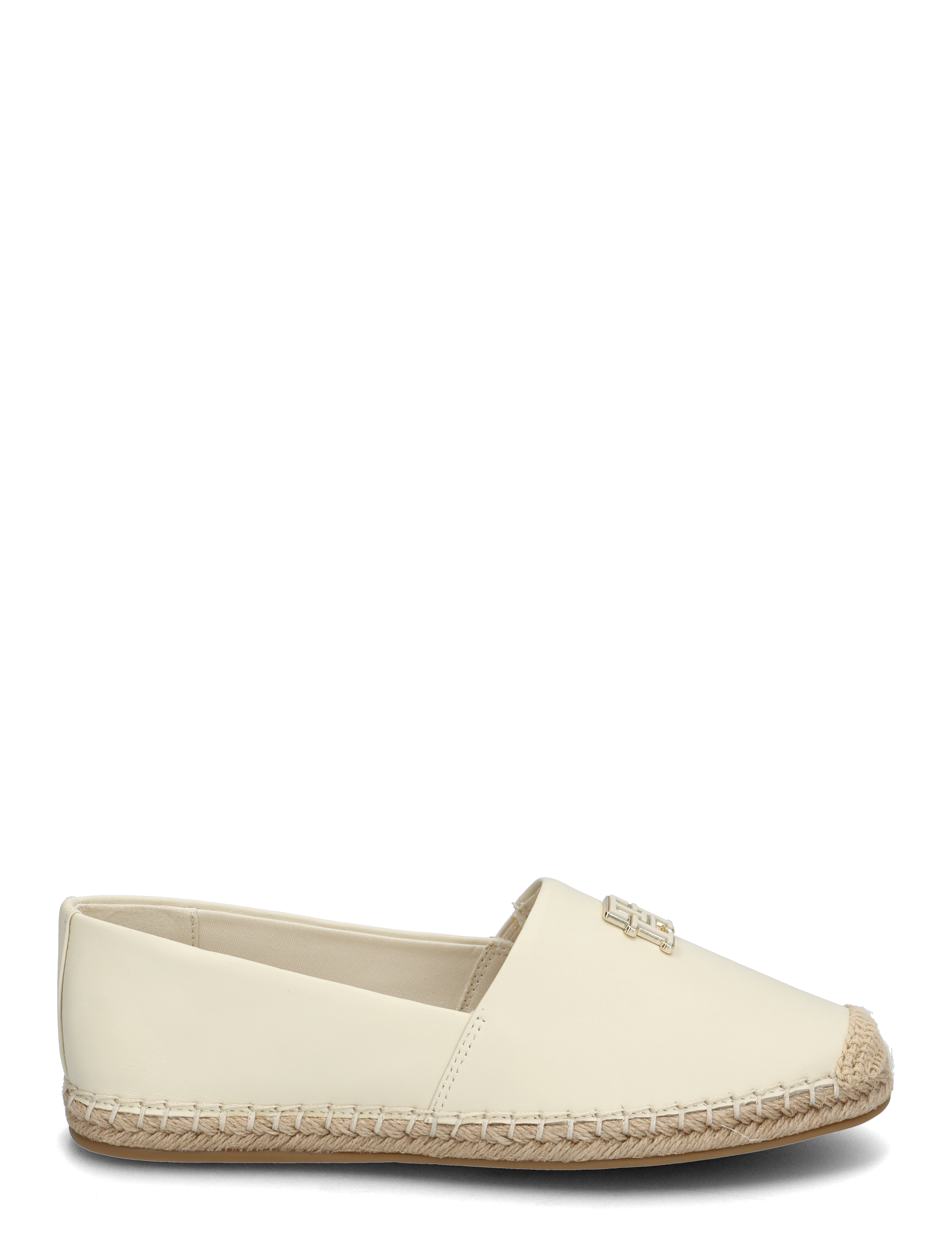 Tommy Hilfiger - TH LOGO LEATHER ESPADRILLE - muslin - 1