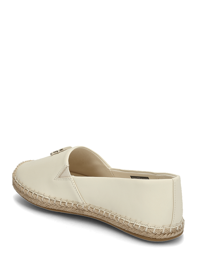 Tommy Hilfiger - TH LOGO LEATHER ESPADRILLE - espadrilles - muslin - 2