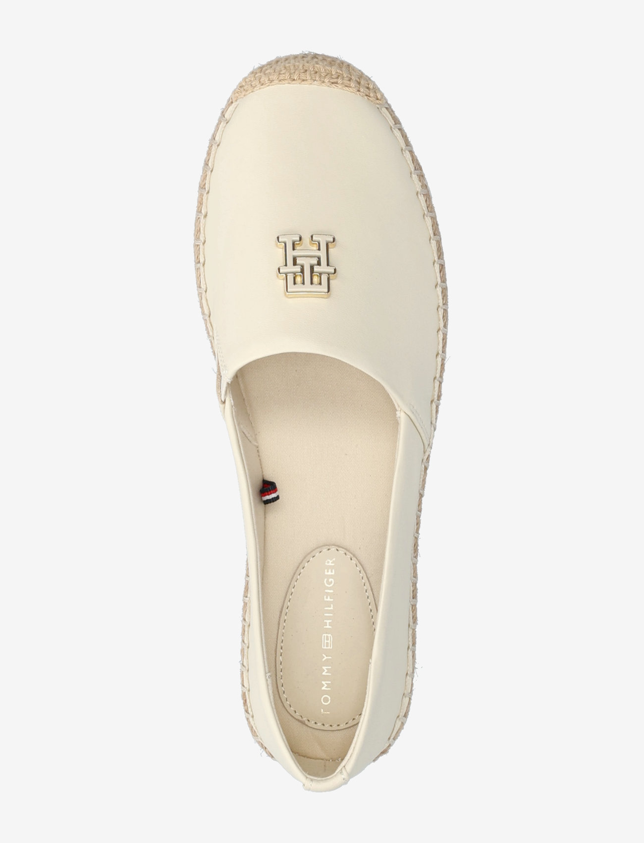 Tommy Hilfiger - TH LOGO LEATHER ESPADRILLE - espadrilles - muslin - 3