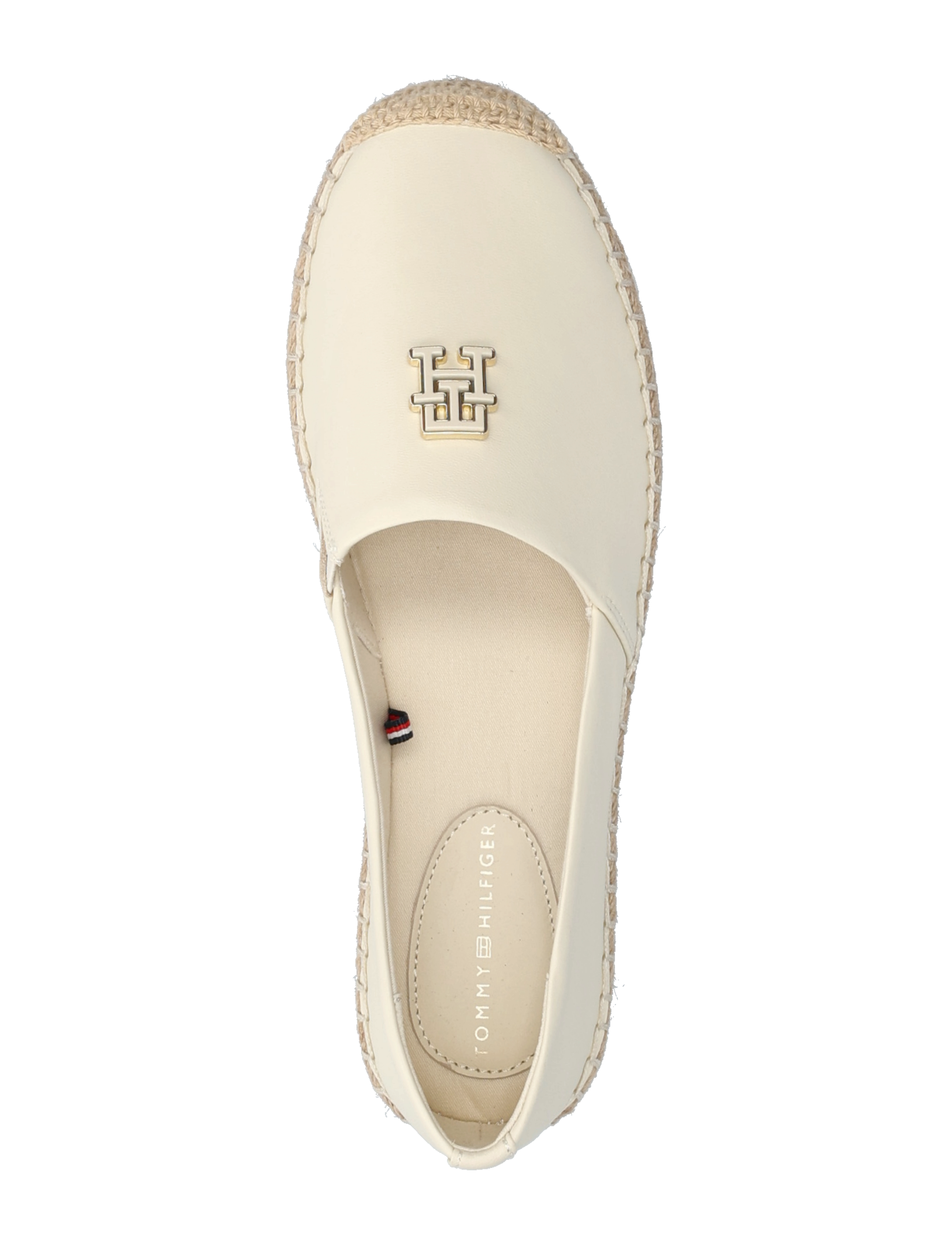 Tommy Hilfiger - TH LOGO LEATHER ESPADRILLE - muslin - 3