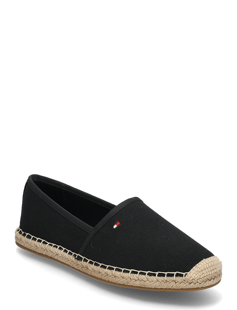 Tommy Hilfiger - FLAG CANVAS ESPADRILLE - espadrilles - black - 0