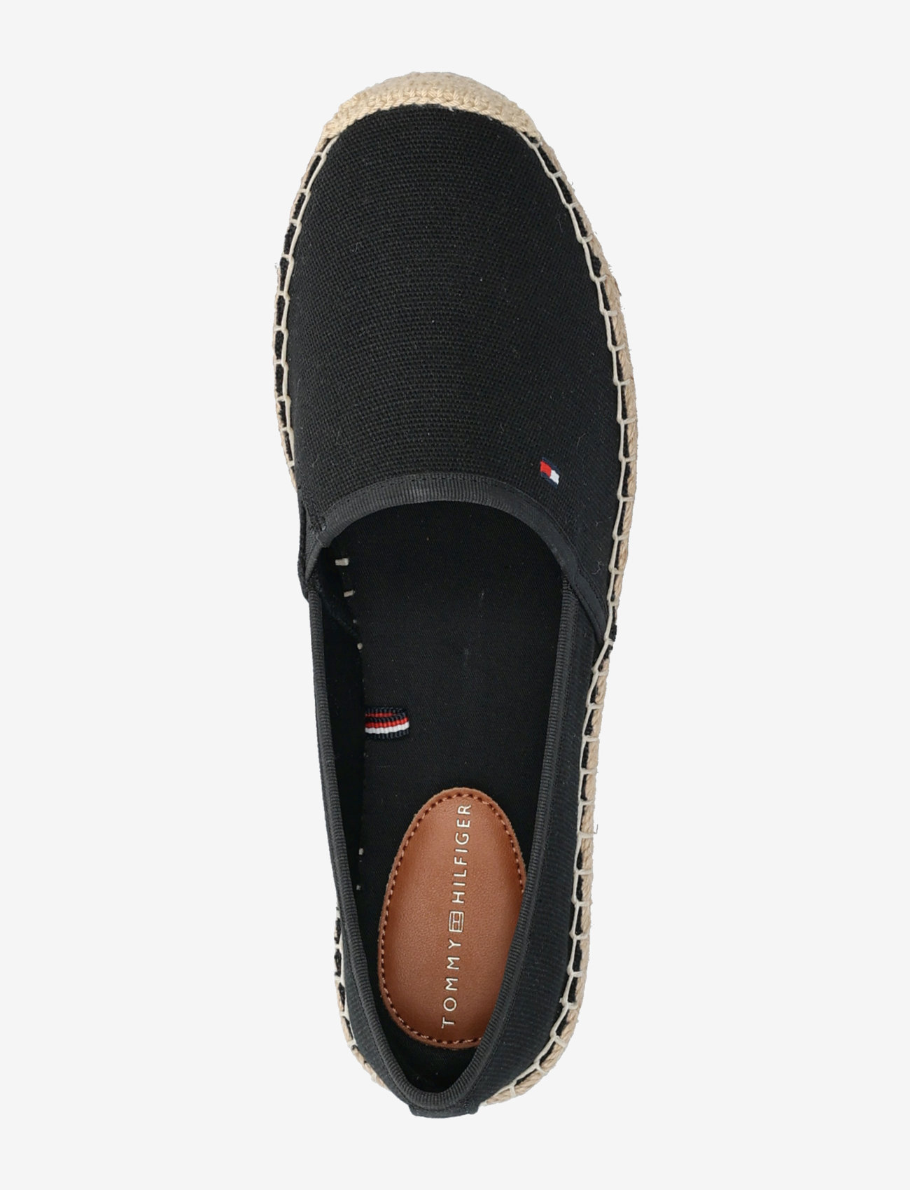 Tommy Hilfiger - FLAG CANVAS ESPADRILLE - espadrillos - black - 3