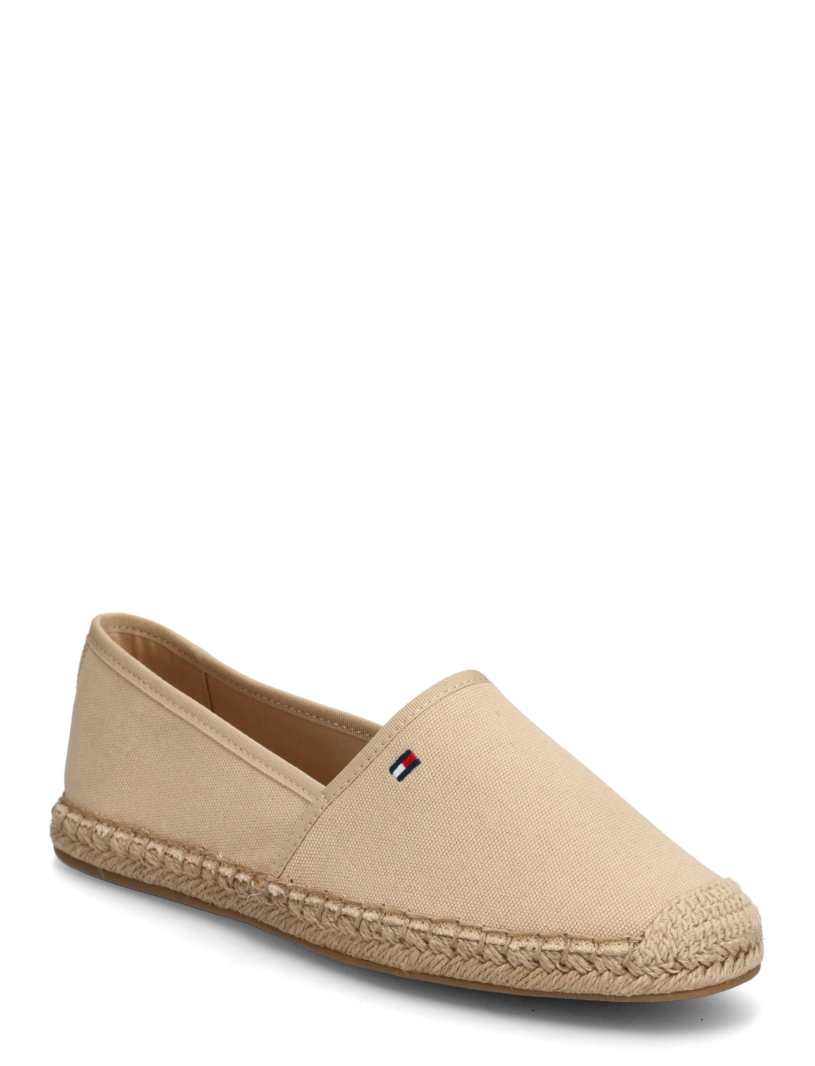 Tommy Hilfiger FLAG CANVAS ESPADRILLE - Sko - CLAYED PEBBLE / beige