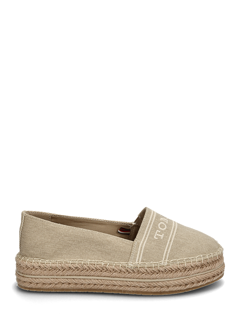 Tommy Hilfiger - DENIM PLATFORM ESPADRILLE - espadrilles - horseradish - 2