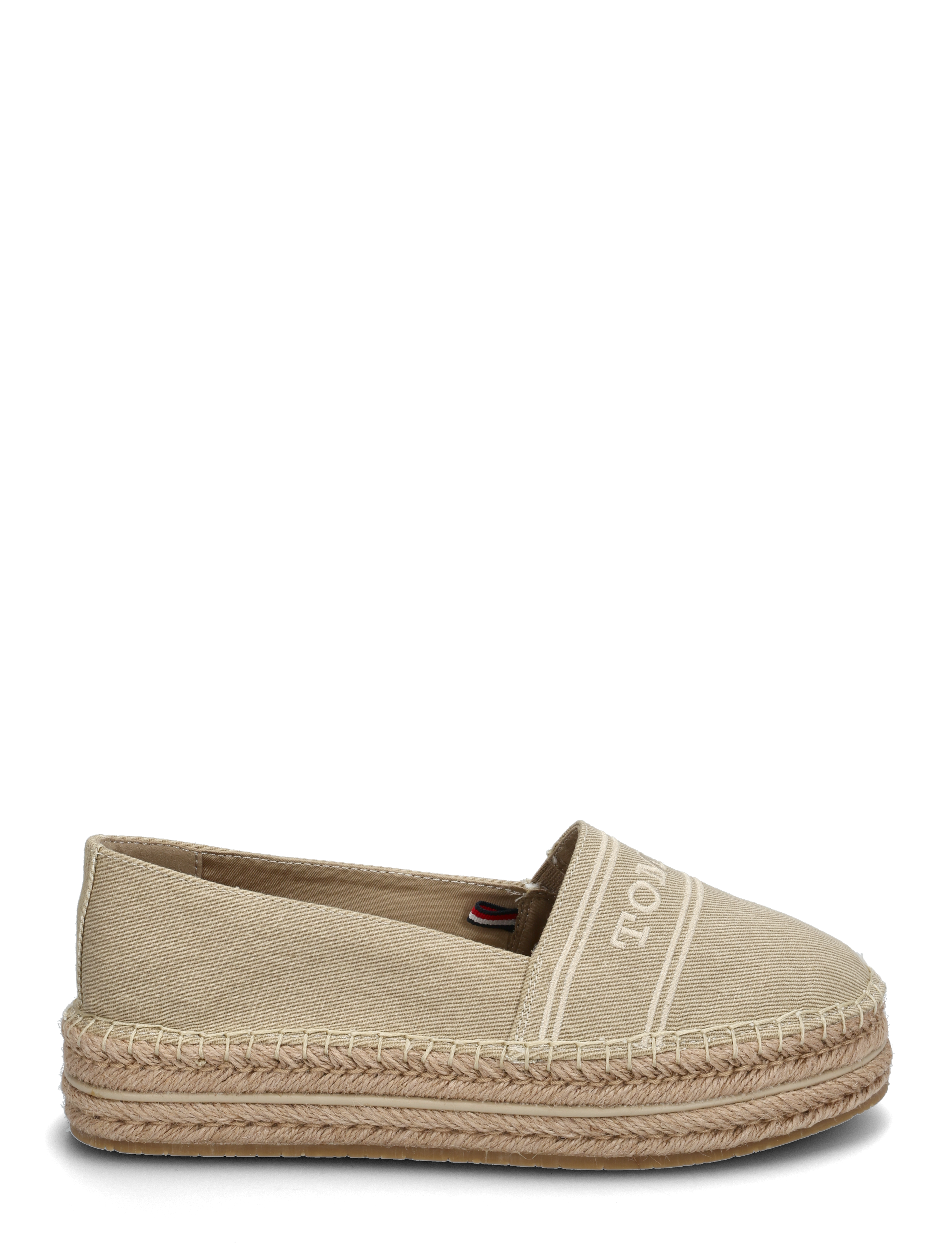 Tommy Hilfiger - DENIM PLATFORM ESPADRILLE - horseradish - 2