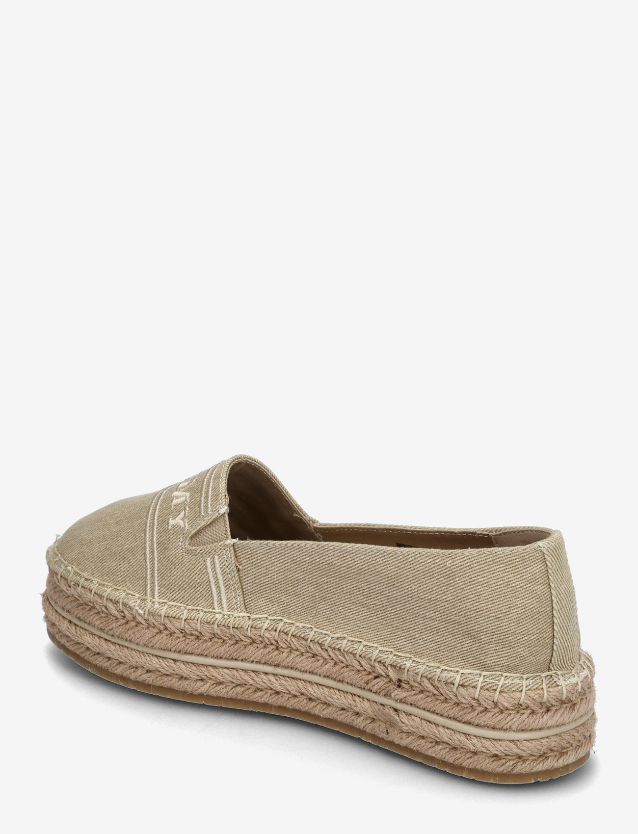 Tommy Hilfiger - DENIM PLATFORM ESPADRILLE - espadrillos - horseradish - 3