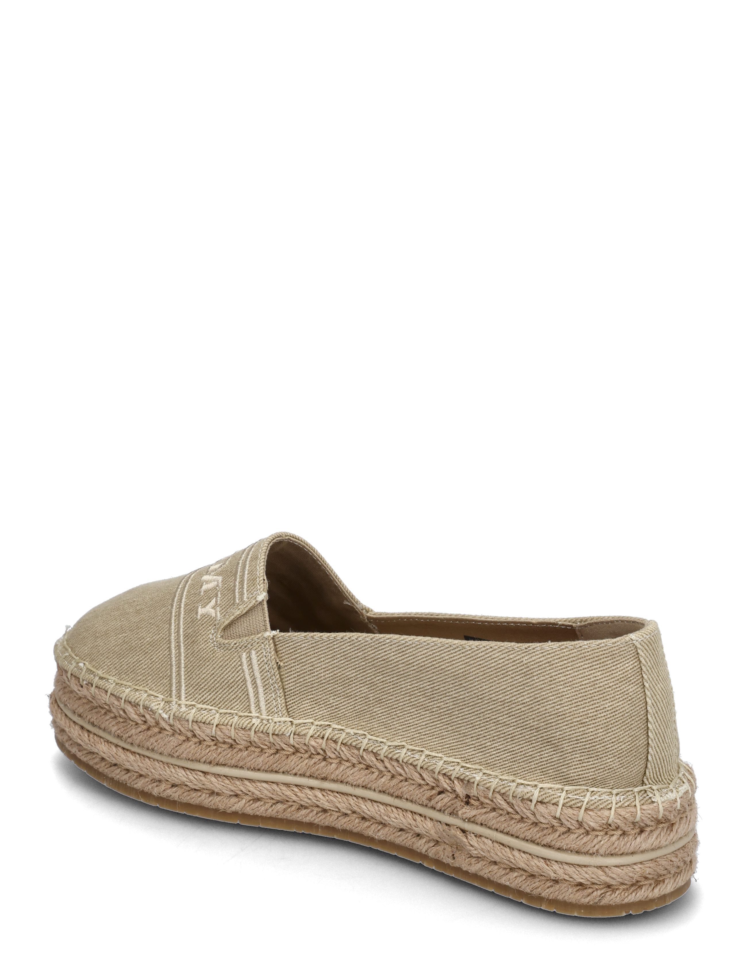 Tommy Hilfiger - DENIM PLATFORM ESPADRILLE - horseradish - 3