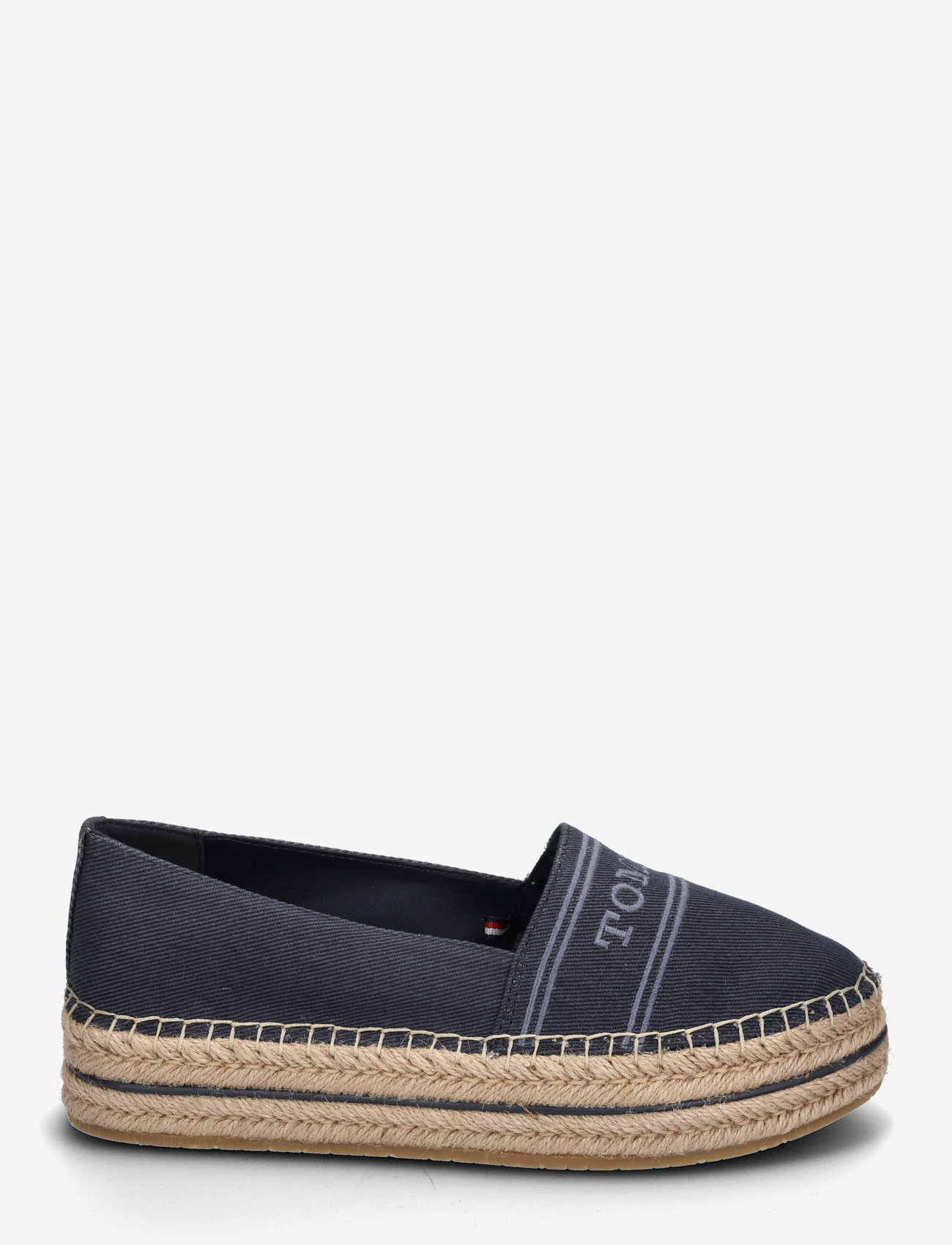 Tommy Hilfiger - DENIM PLATFORM ESPADRILLE - espadrilles - space blue - 1