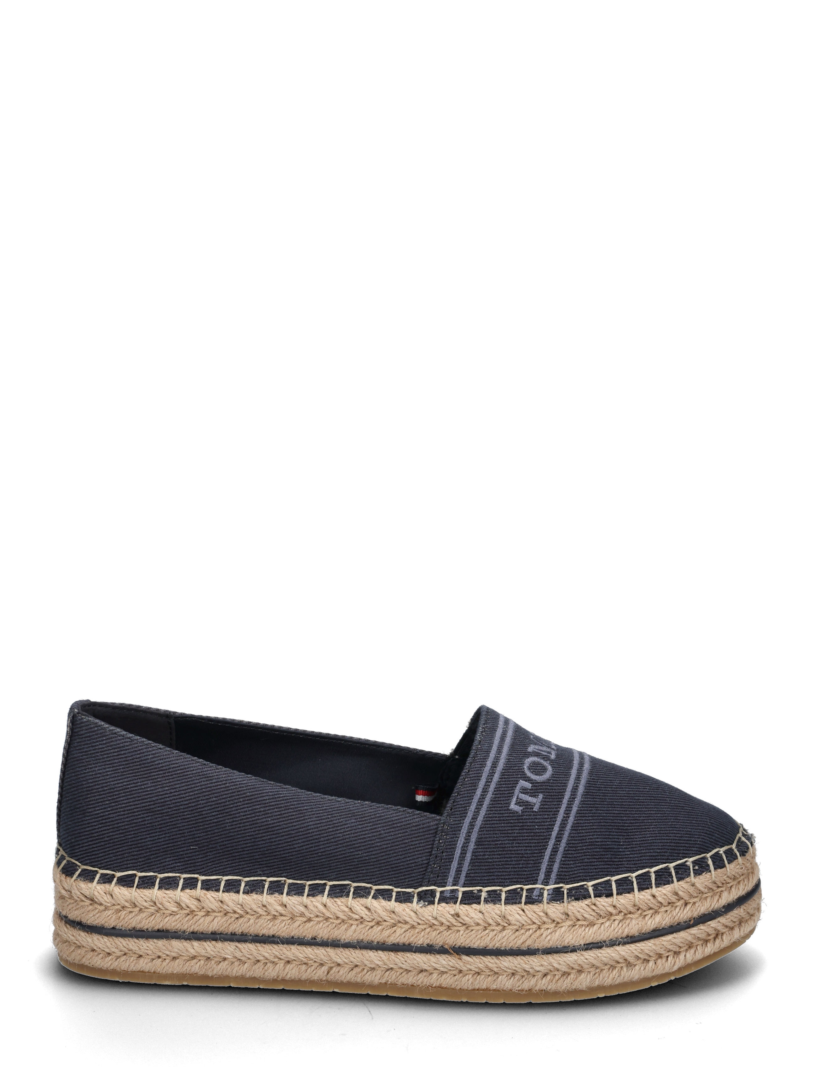 Tommy Hilfiger - DENIM PLATFORM ESPADRILLE - space blue - 1