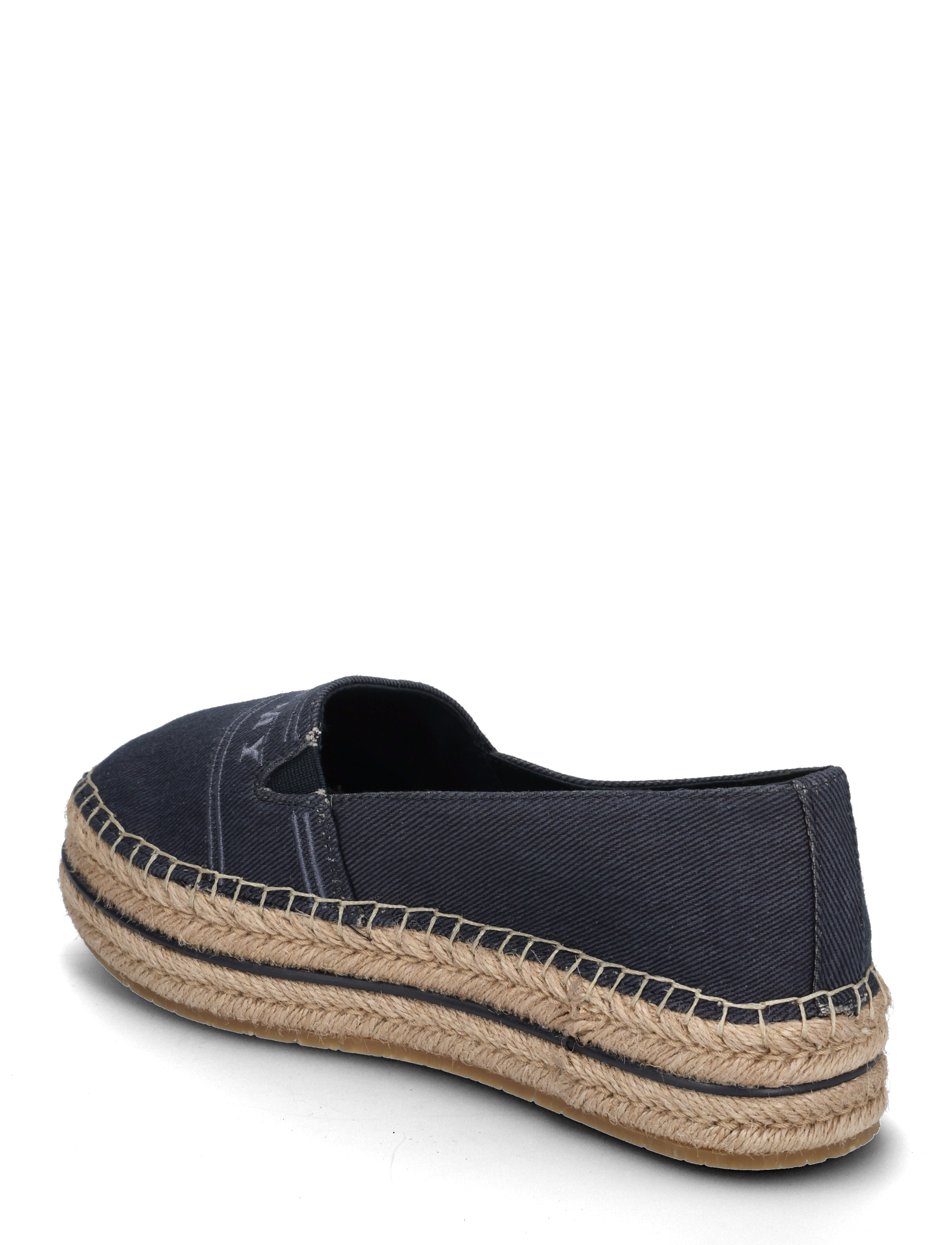 Tommy Hilfiger - DENIM PLATFORM ESPADRILLE - space blue - 2