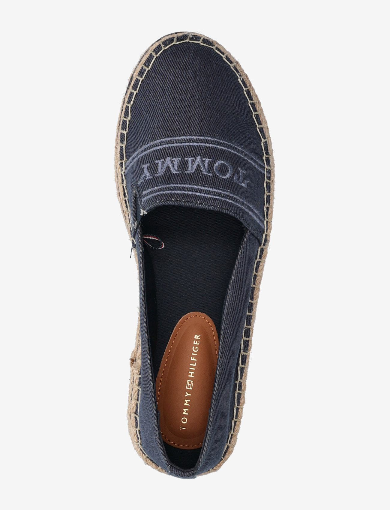 Tommy Hilfiger - DENIM PLATFORM ESPADRILLE - espadrilles - space blue - 3