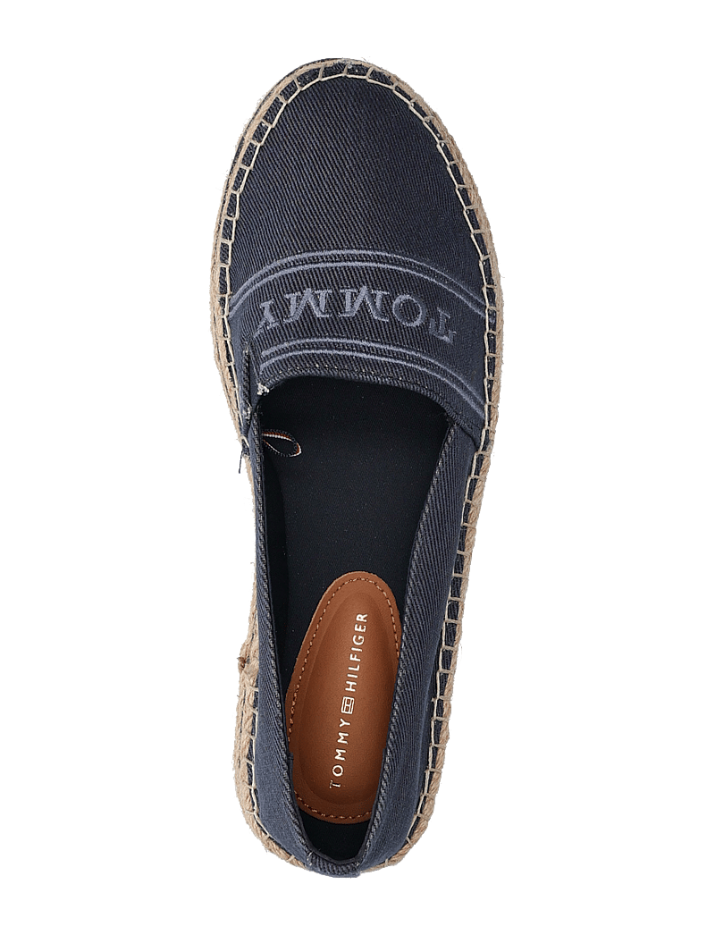 Tommy Hilfiger - DENIM PLATFORM ESPADRILLE - espadrilles - space blue - 3